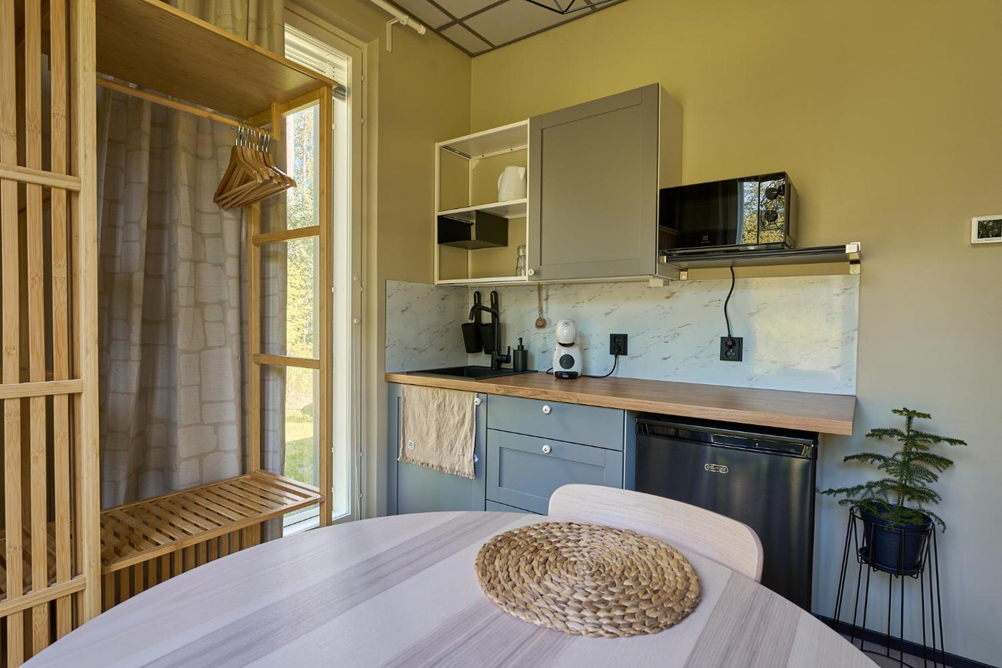 Huoneisto elokuvateatterilla Studio apartment with the movie theater