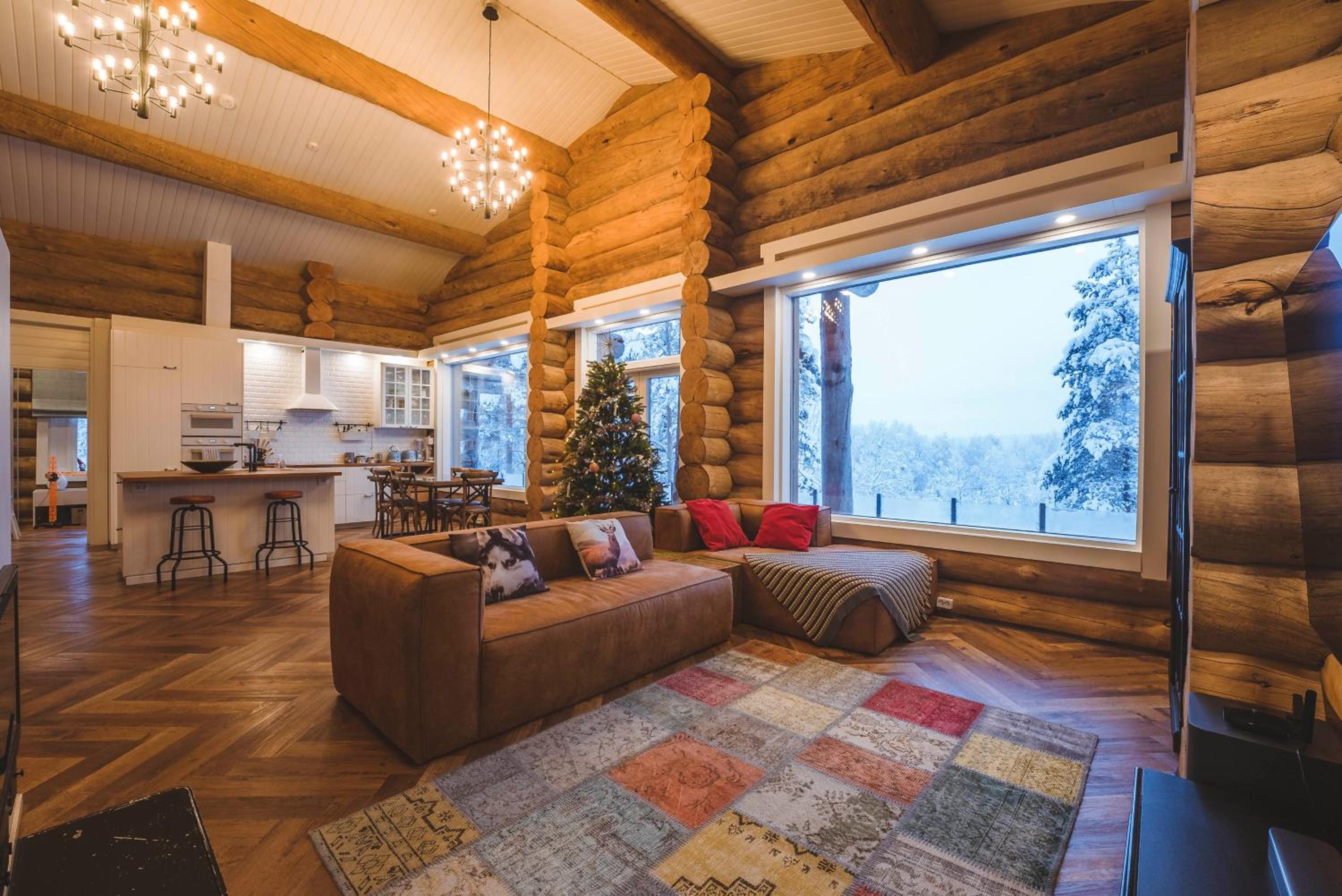 Luxury Log Villa by Invisible Forest Lodge