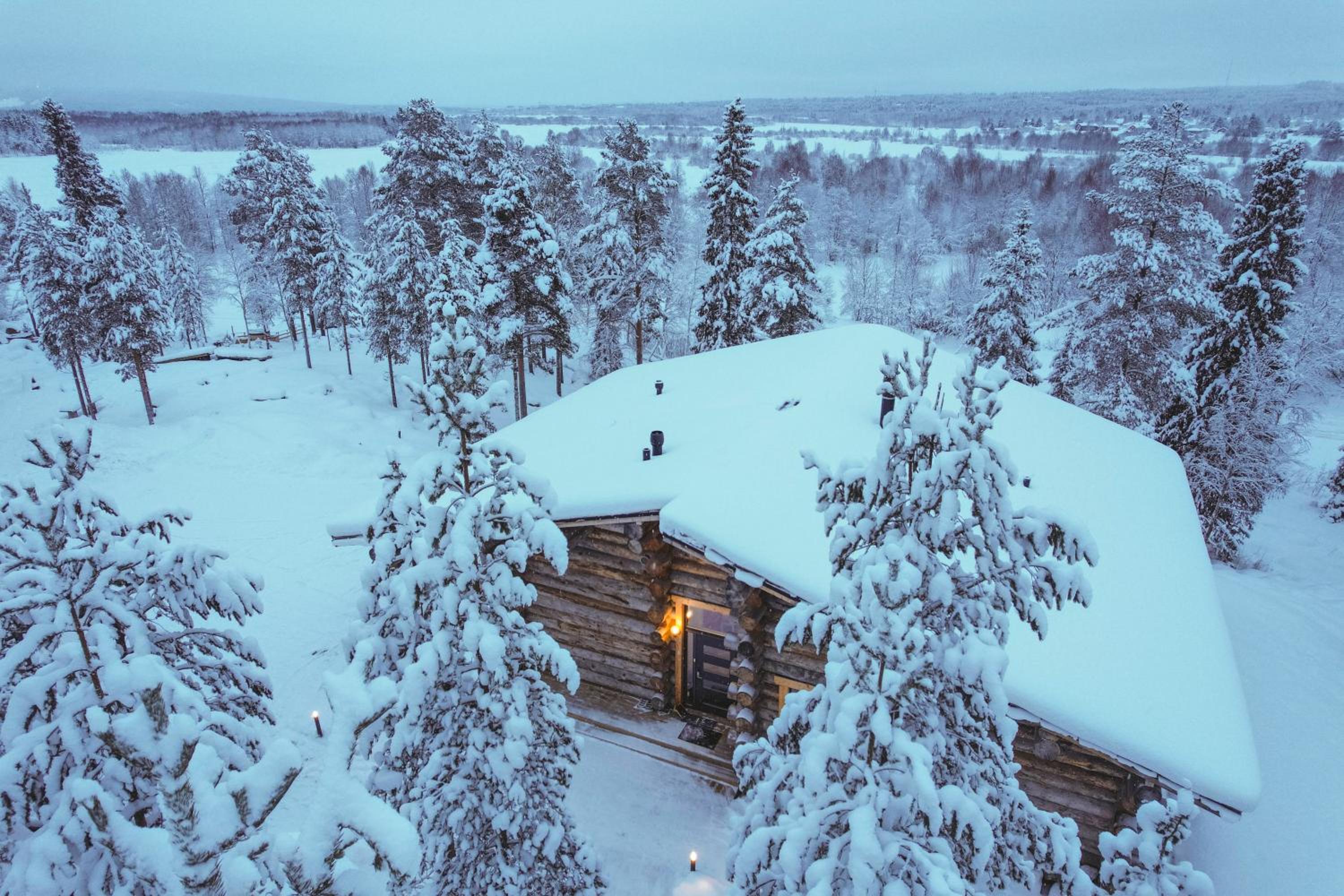 Luxury Log Villa by Invisible Forest Lodge