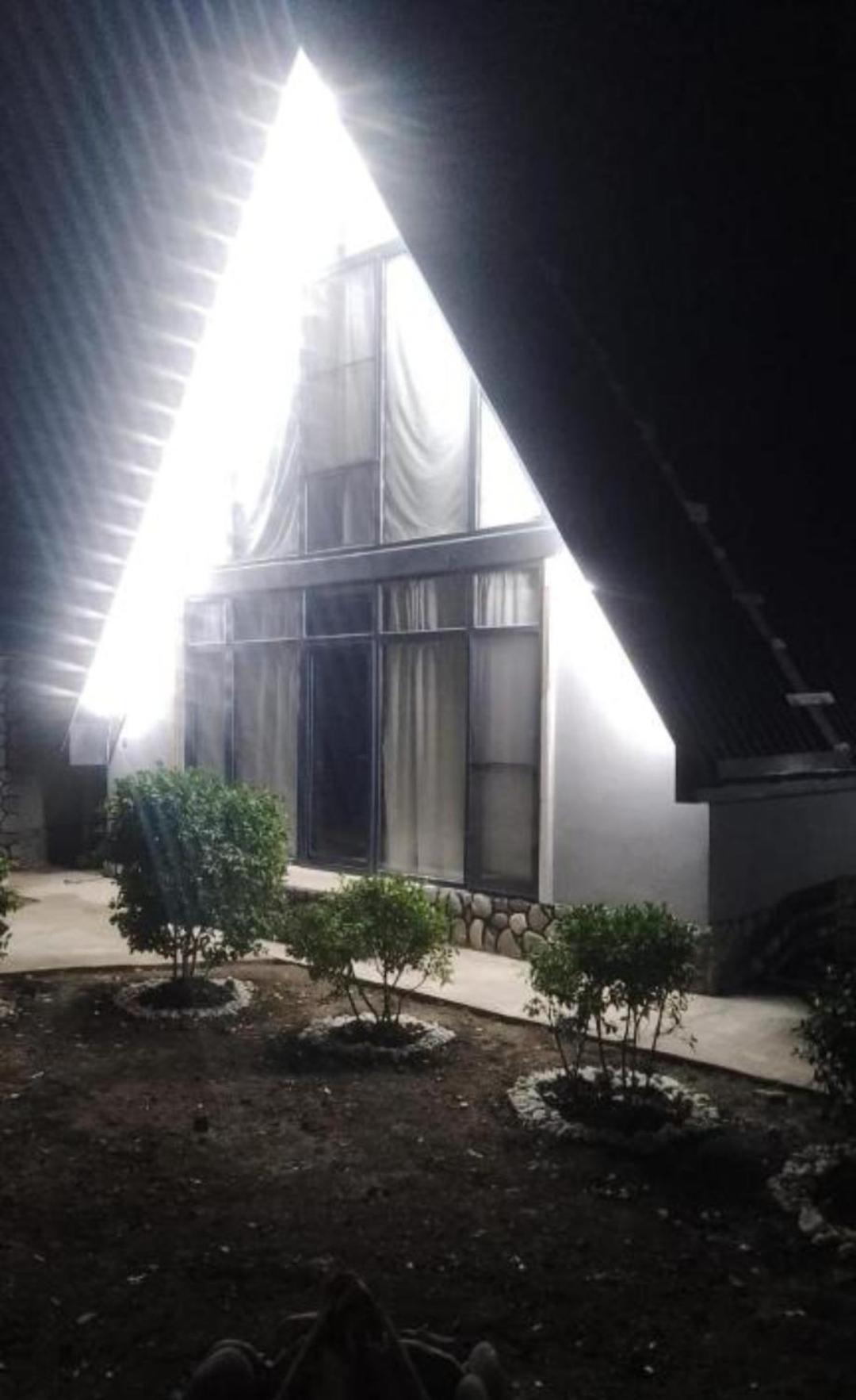 Guba A-frame near forest & lake