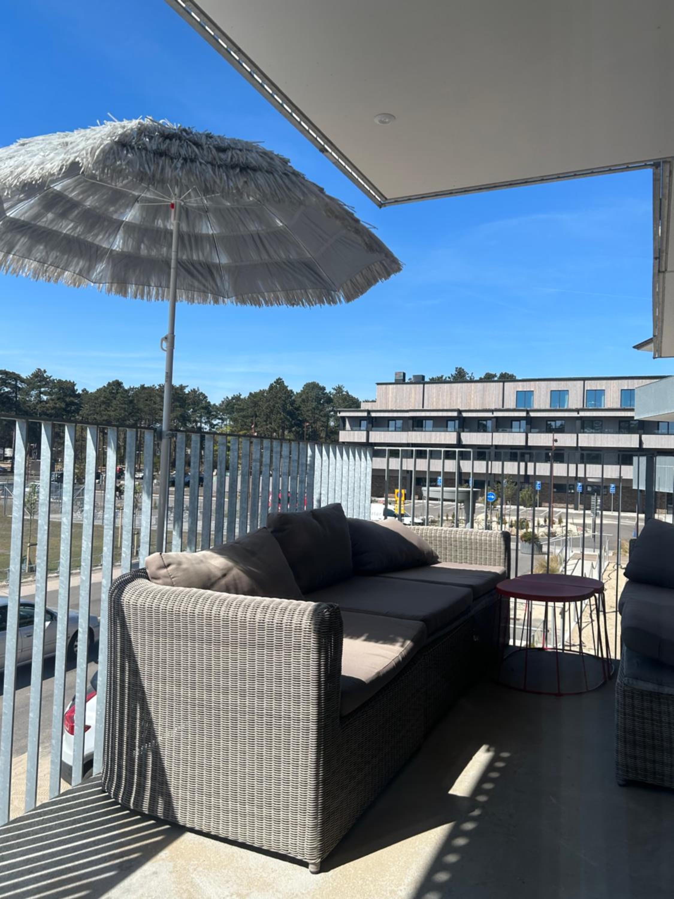 Lägenhet på stranden i Åhus med havsutsikt och bastu samt relax view 5