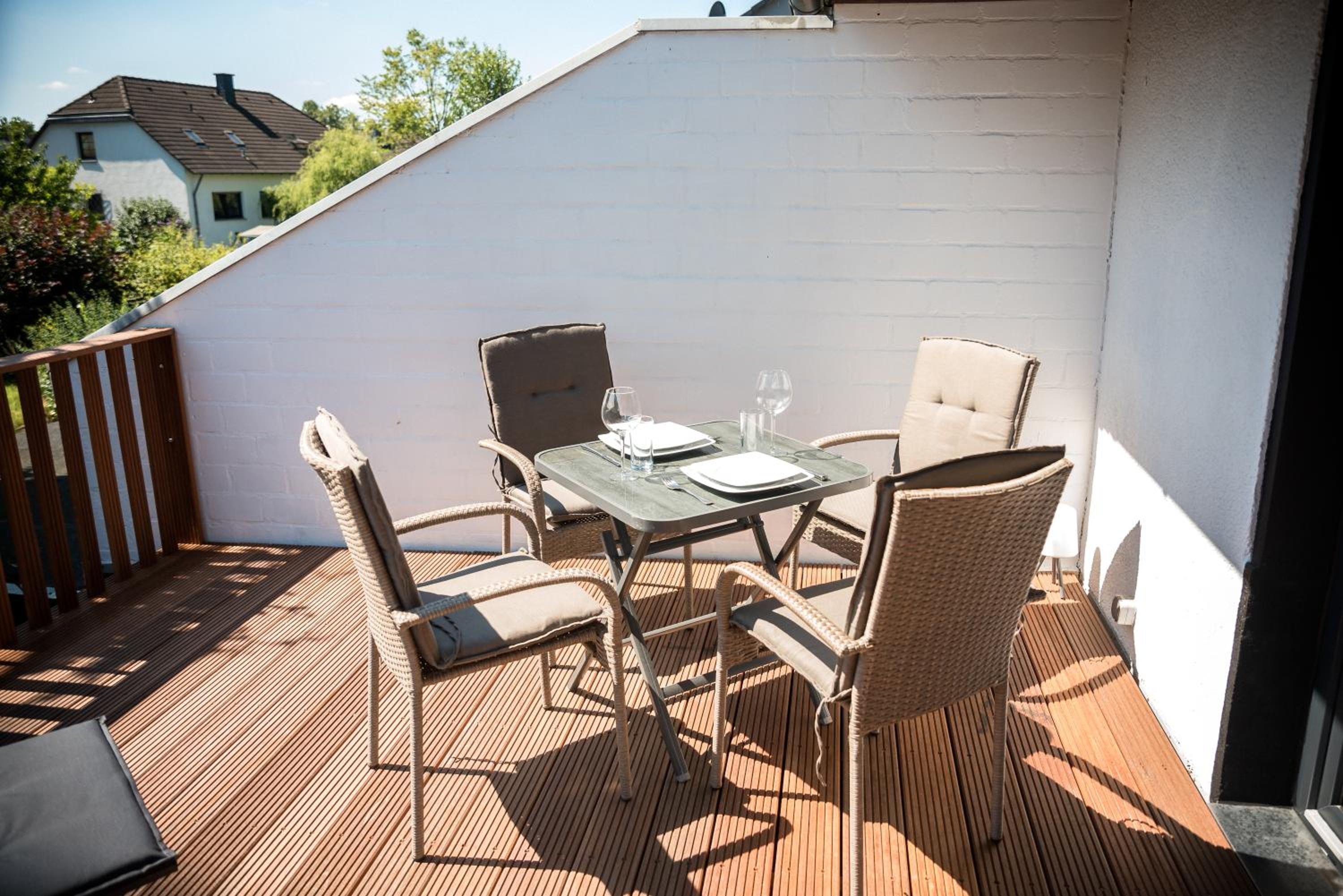 Terrassenwohnung mit Gartenblick