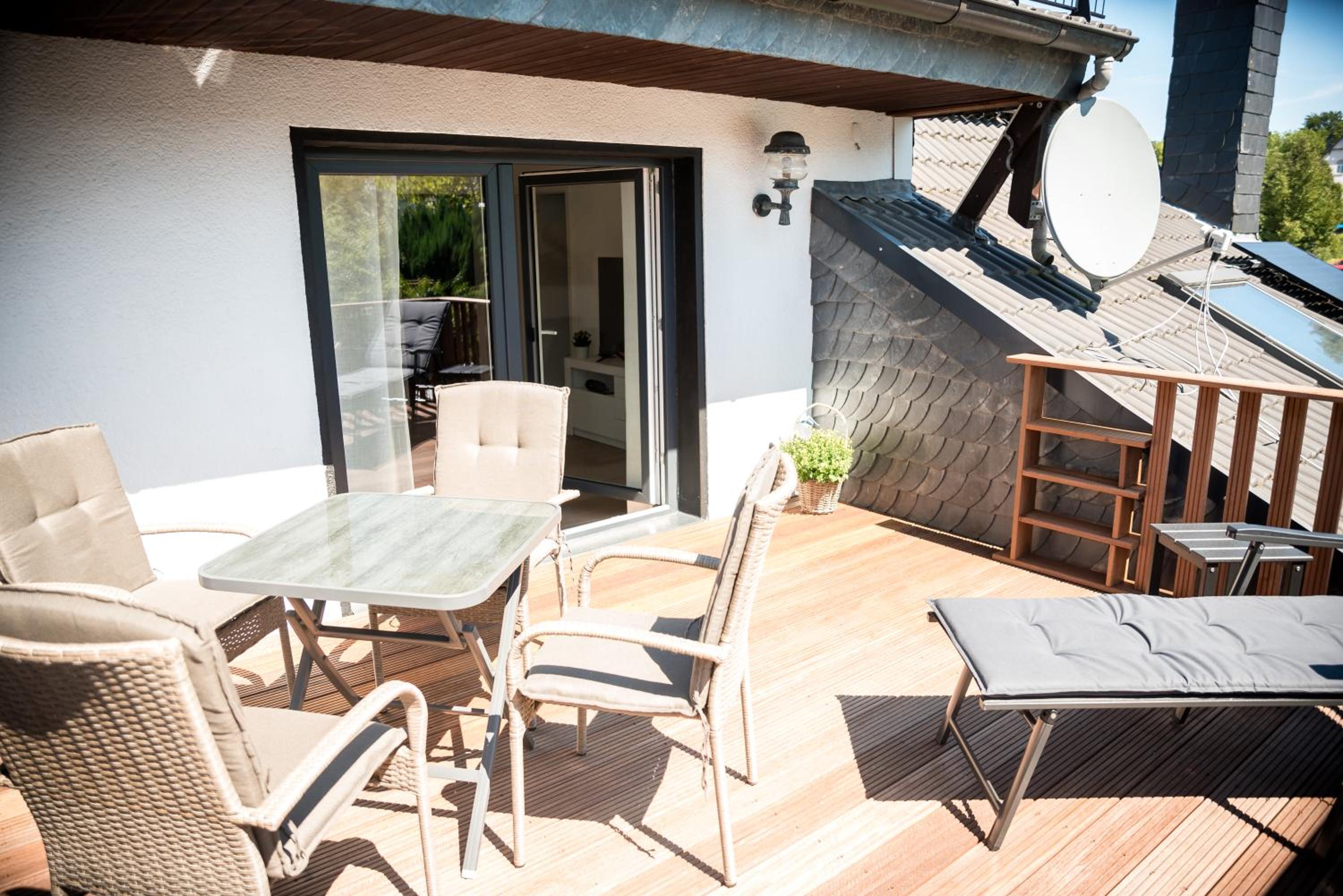 Terrassenwohnung mit Gartenblick