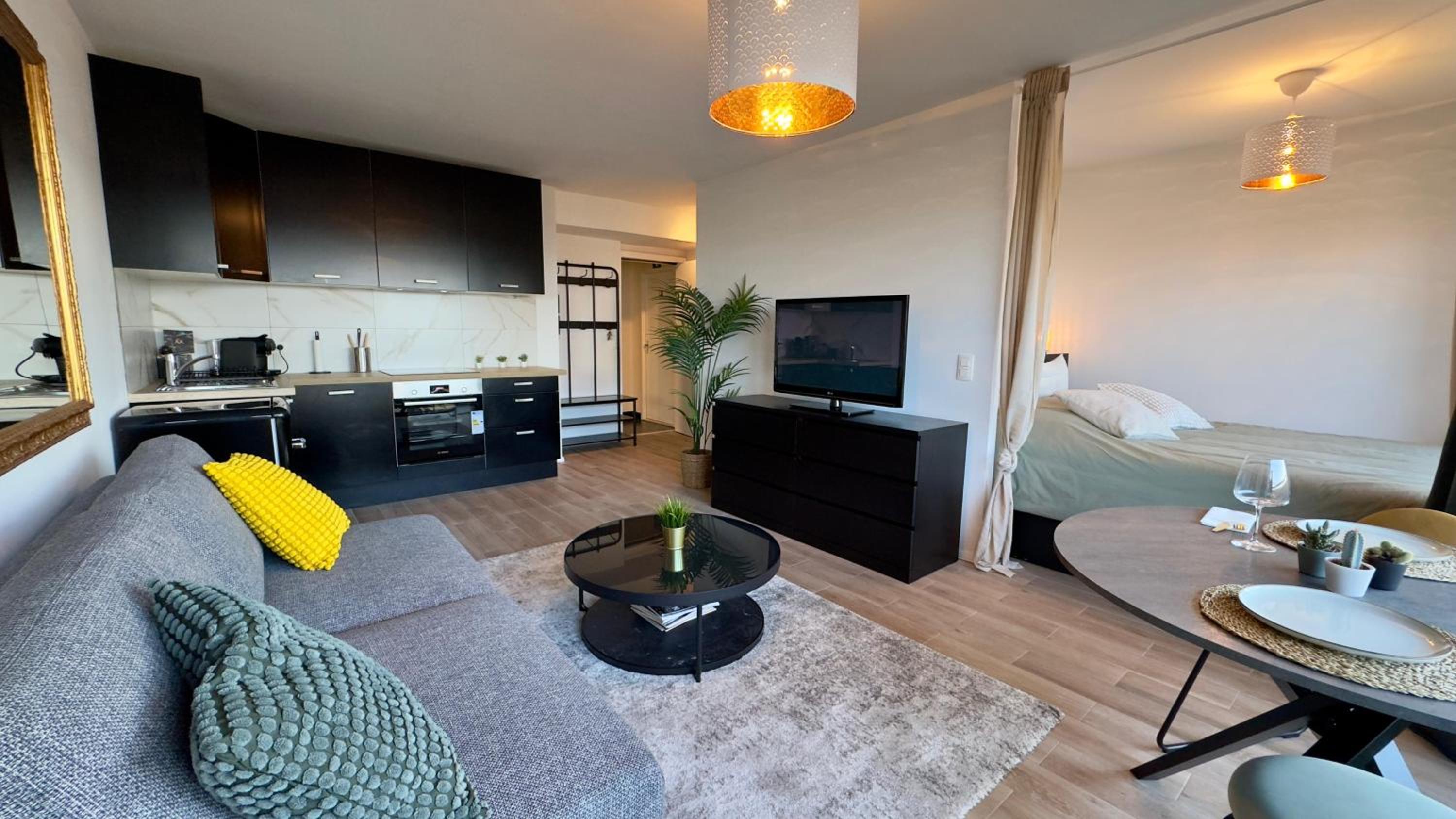 Studio avec vue panoramique et parking gratuit