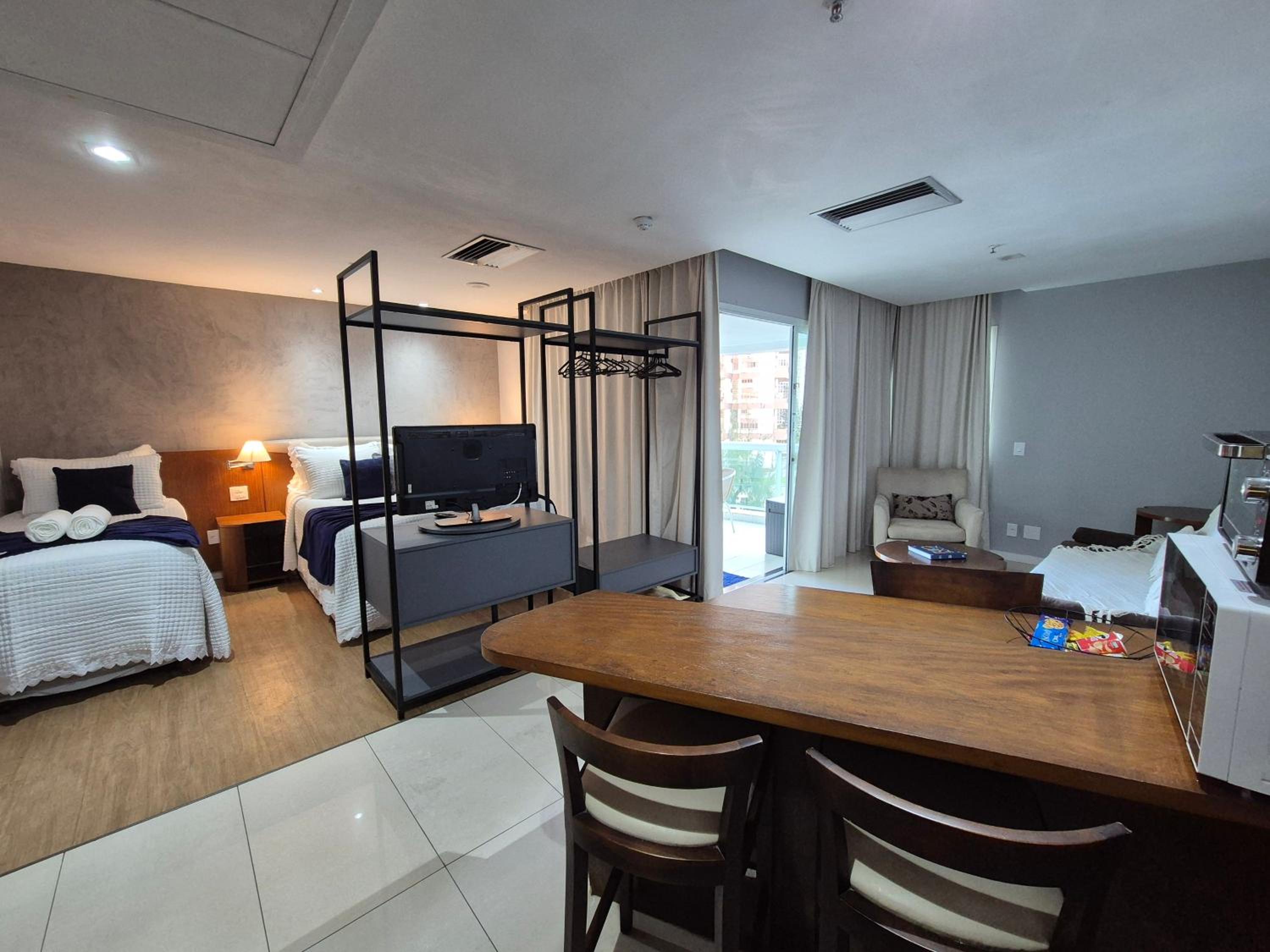 Flat Barra da Tijuca Resort Urbano beira mar