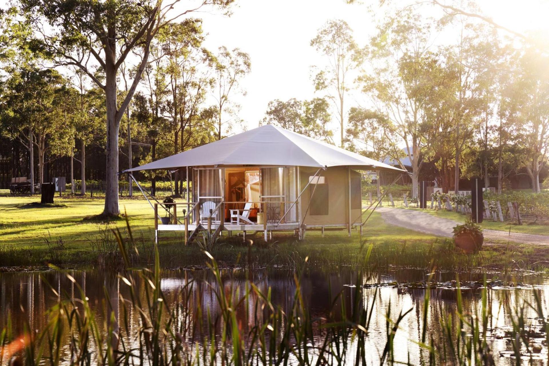 Pokolbin Glamping - Sleeps 2. Eco-Friendly Single Glamping Tents