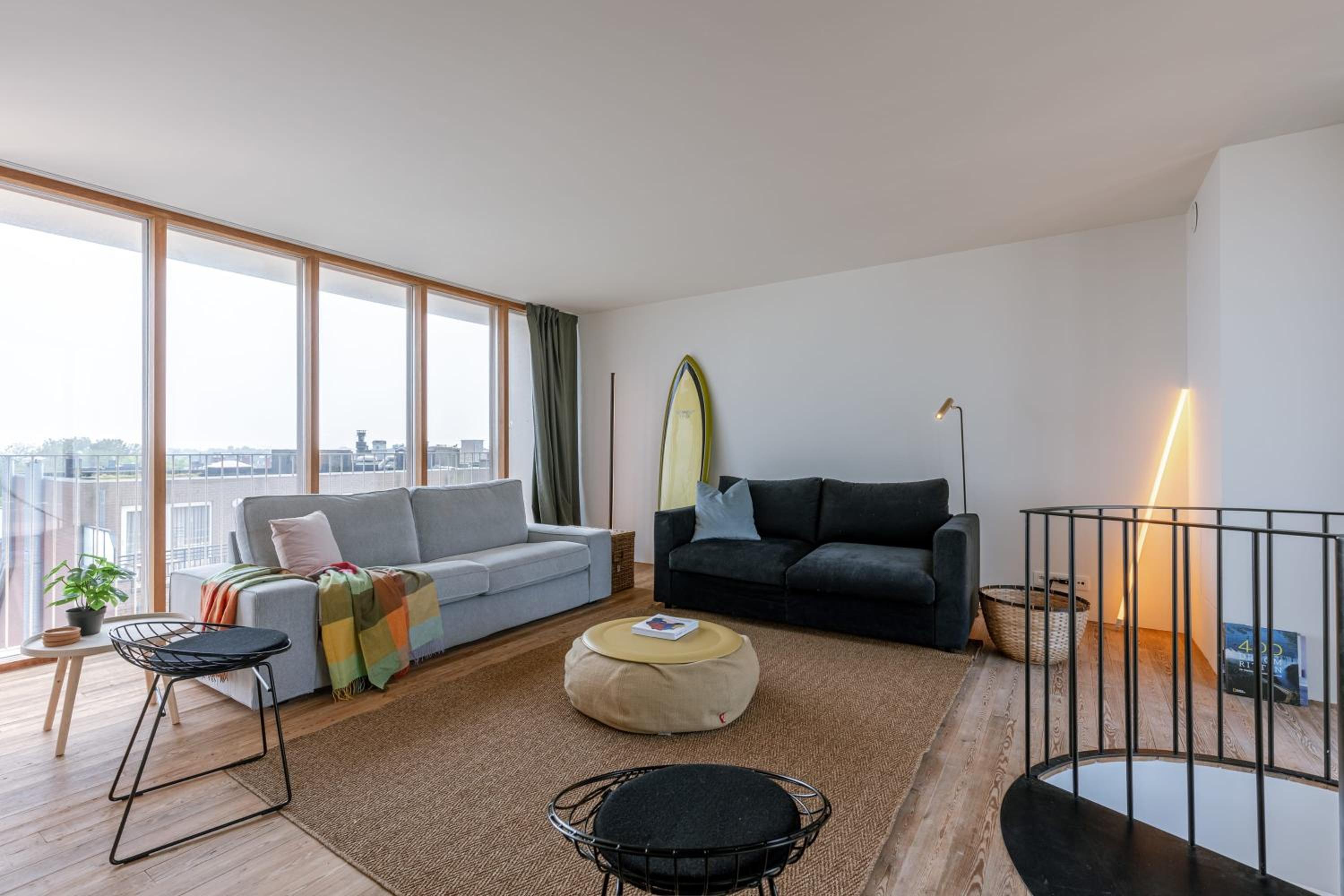 Triplex apartment with terraces and sea view