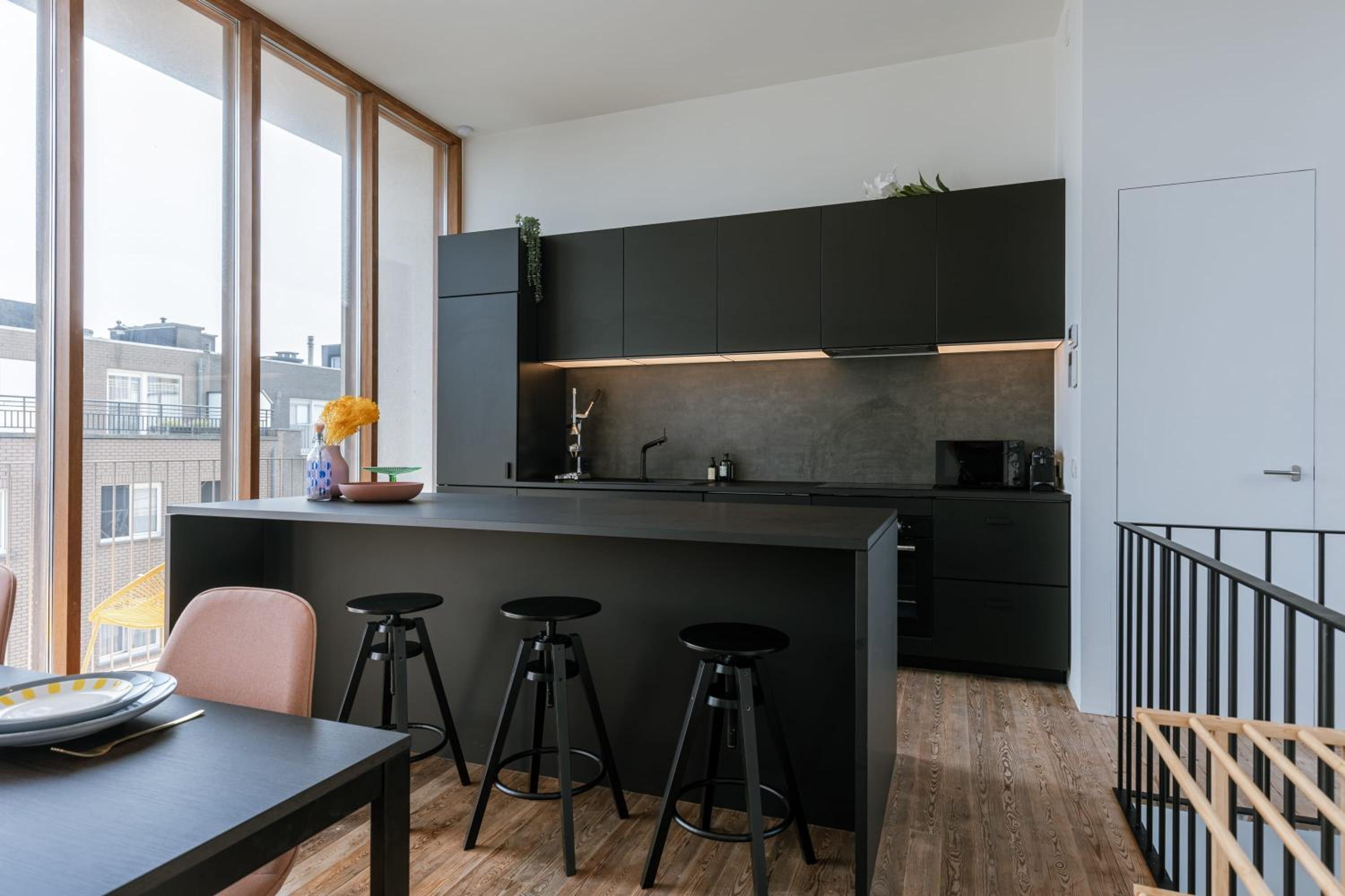 Triplex apartment with terraces and sea view
