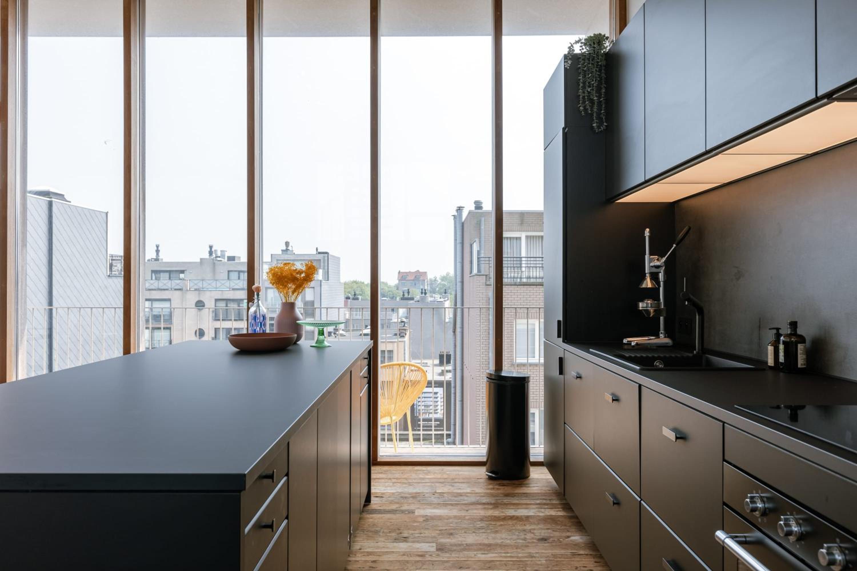 Triplex apartment with terraces and sea view