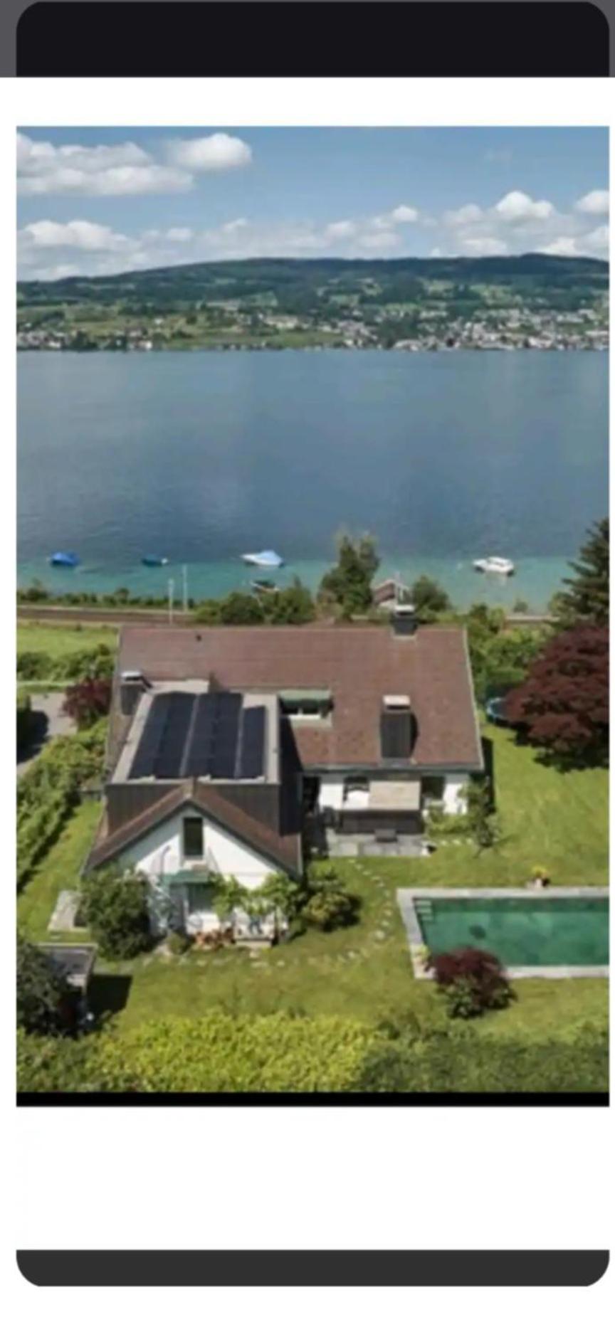Lovely 60ies Villa on the lake, pool and Sauna