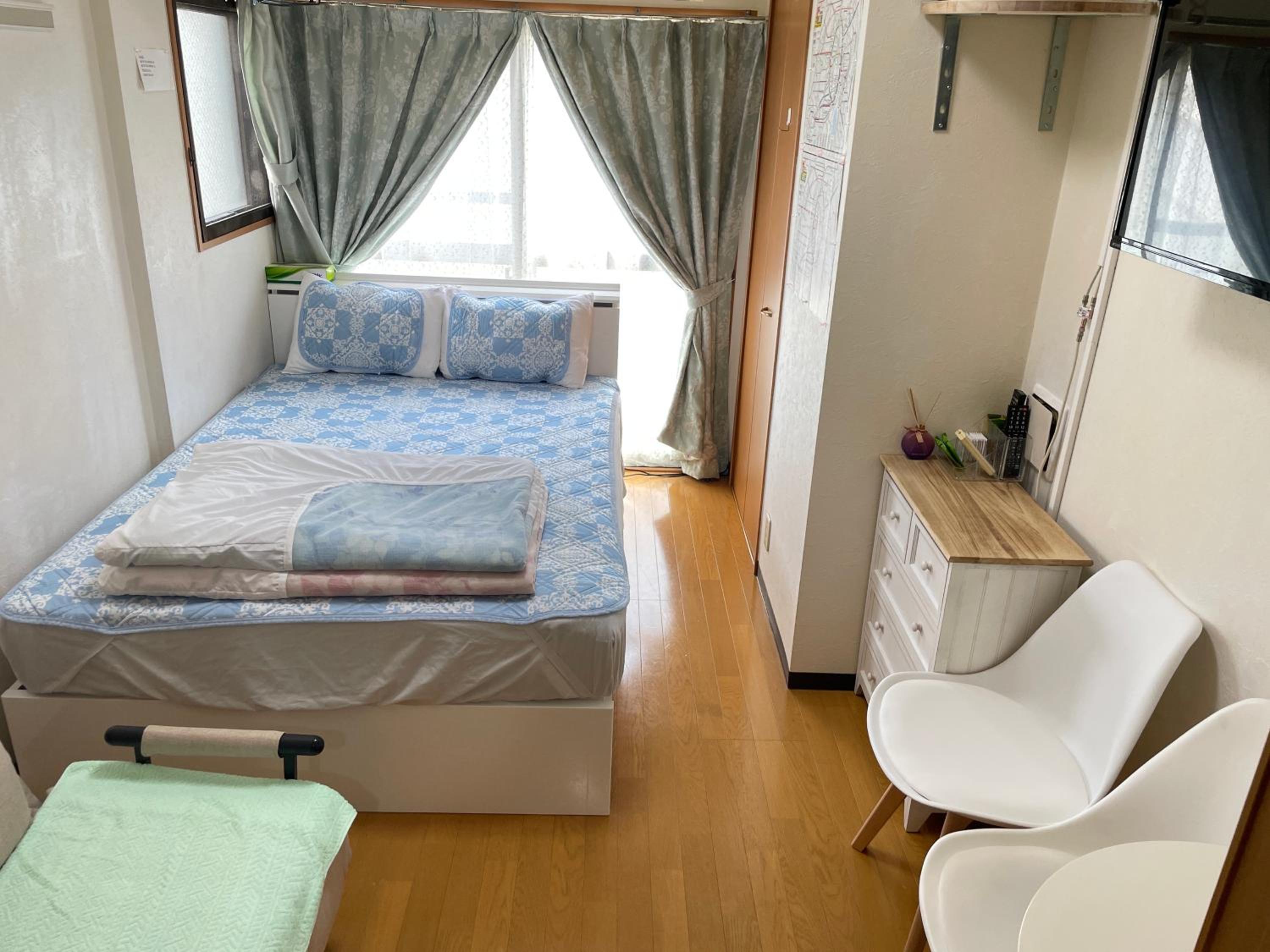 新宿安靜の家-A quiet home in Shinjuku - a 26 square meter double bed room that feels like home206