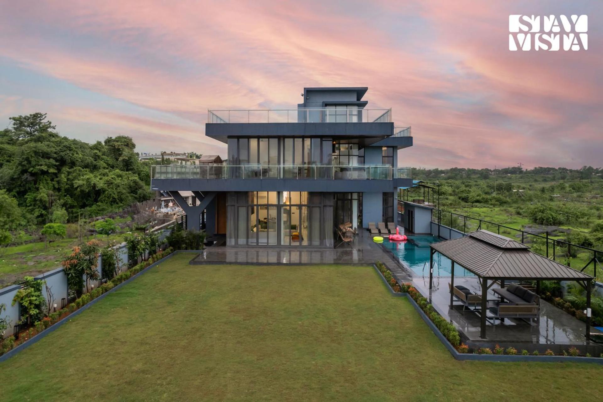 StayVista at Seraphine with Home Theatre, Jacuzzi & Pvt Pool view 5