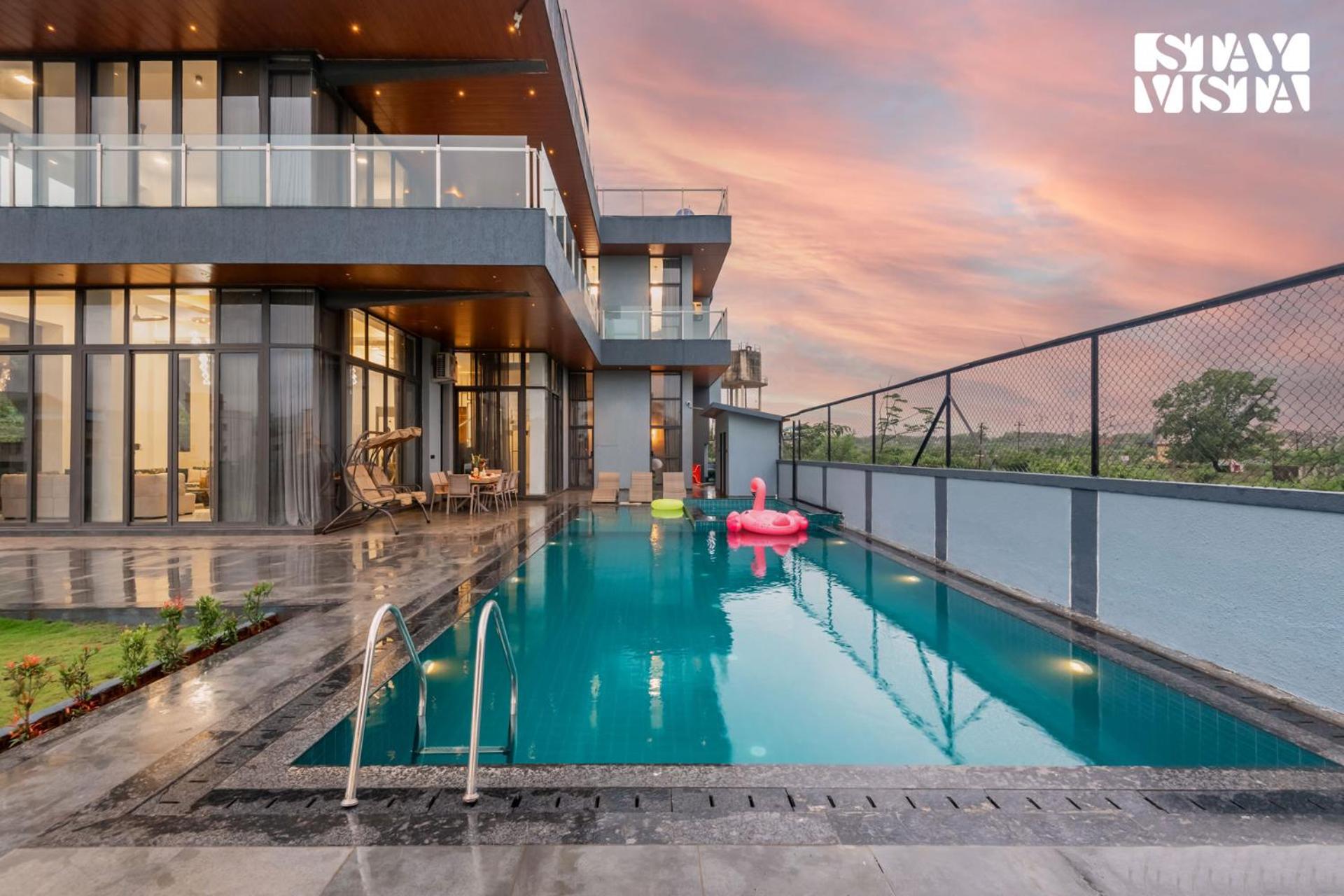 StayVista at Seraphine with Home Theatre, Jacuzzi & Pvt Pool view 2