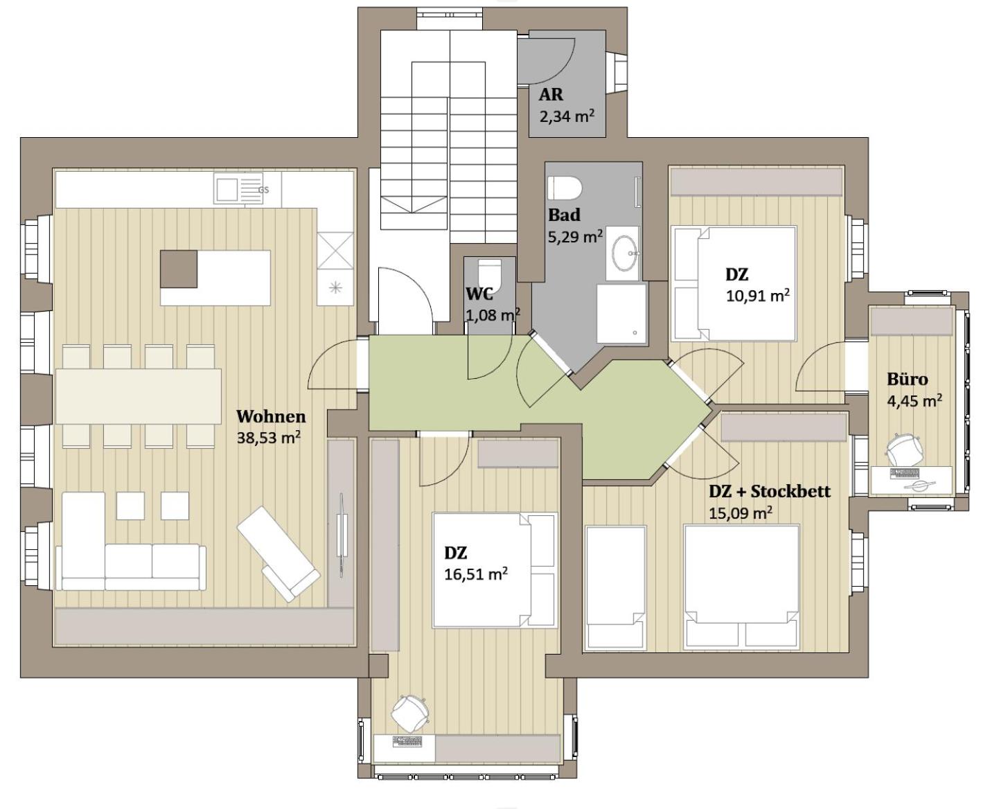ROSA Wohnen & home office in traditionell Ausseer Baukultur