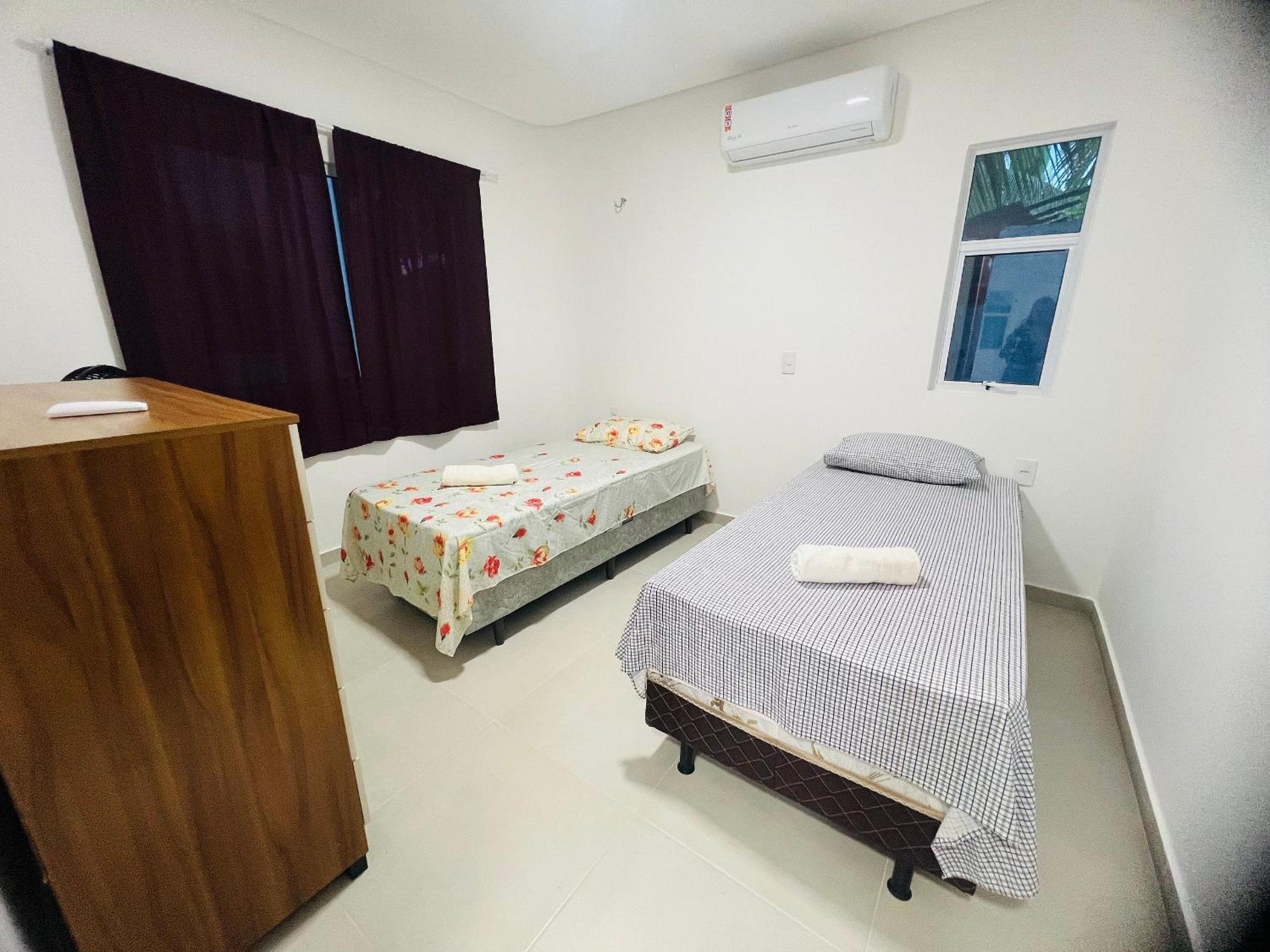 Acomodação nova, térreo, na Praia de Macapá em condomínio aconchegante e familiar
