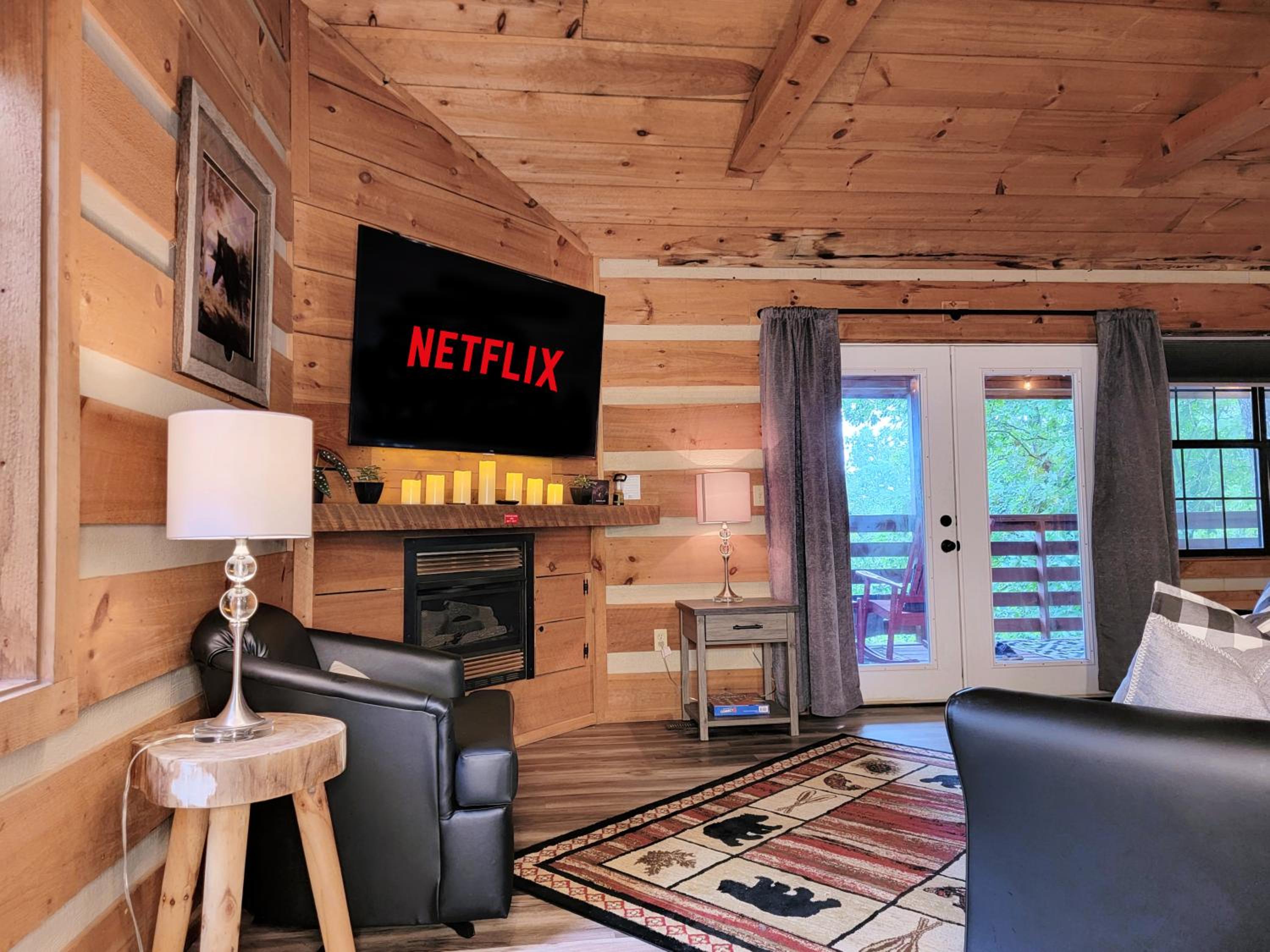 Romantic, Private Cabin in Smokies Hot Tub Firepit view 5