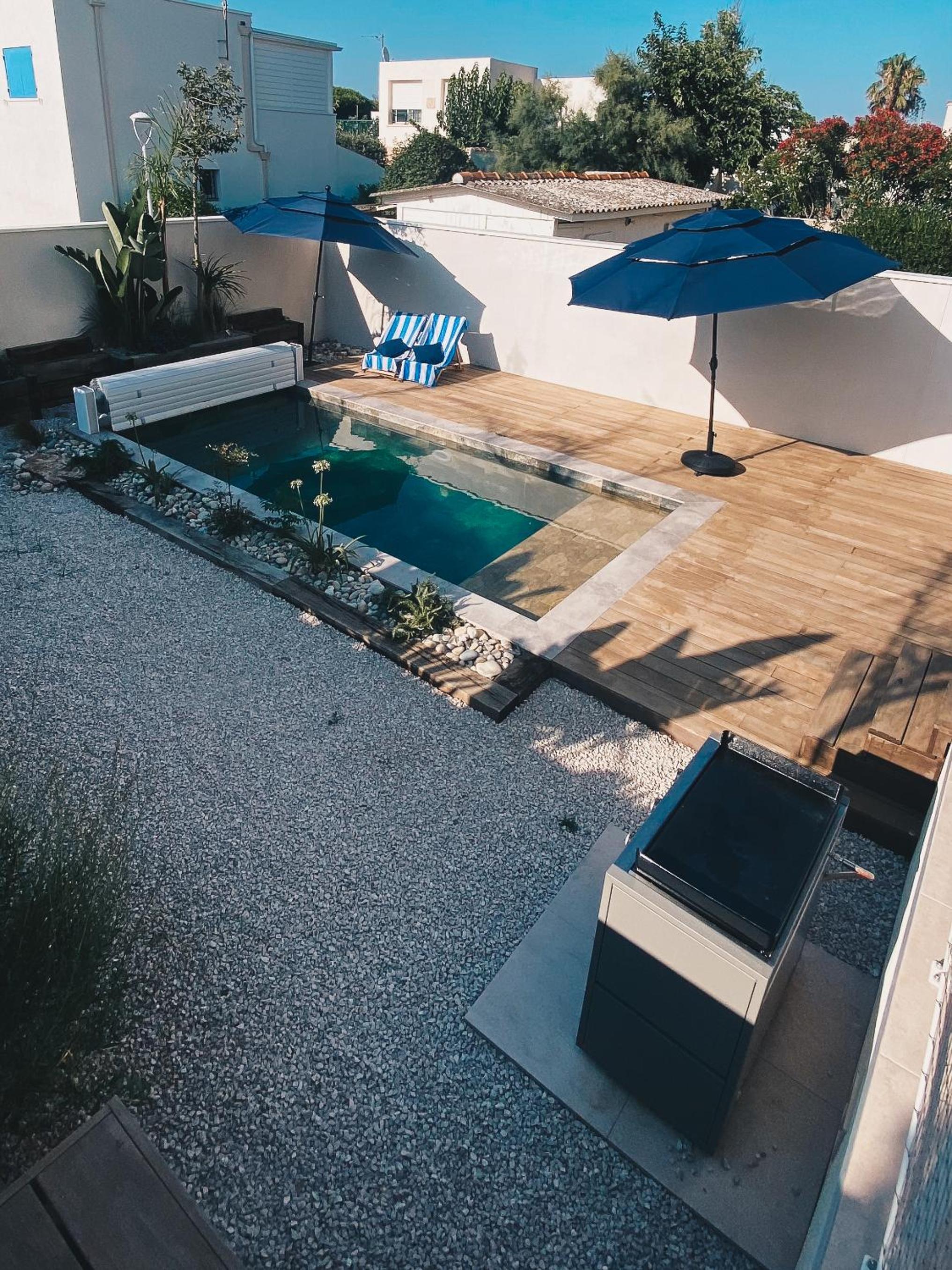 Villa avec piscine à Carnon Plage à 20m de la plage idéale pour 8 à 10 personnes