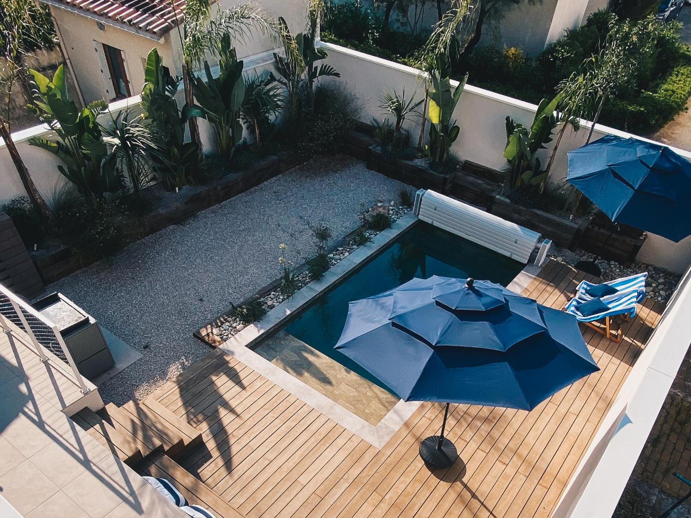 Villa avec piscine à Carnon Plage à 20m de la plage idéale pour 8 à 10 personnes
