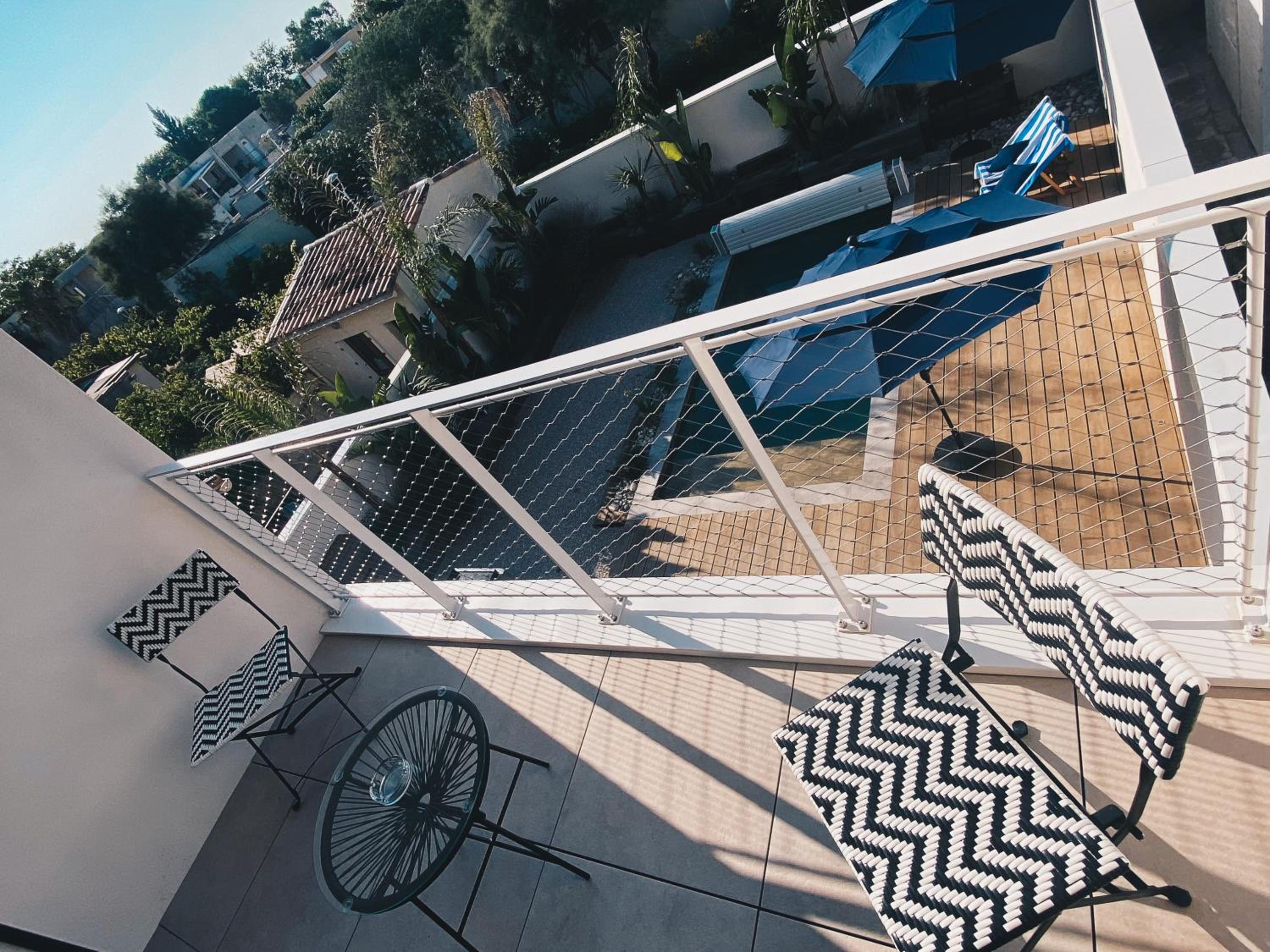 Villa avec piscine à Carnon Plage à 20m de la plage idéale pour 8 à 10 personnes