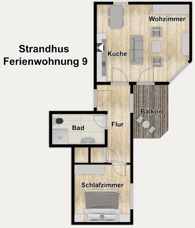 Strandhus Ferienwohnung 9