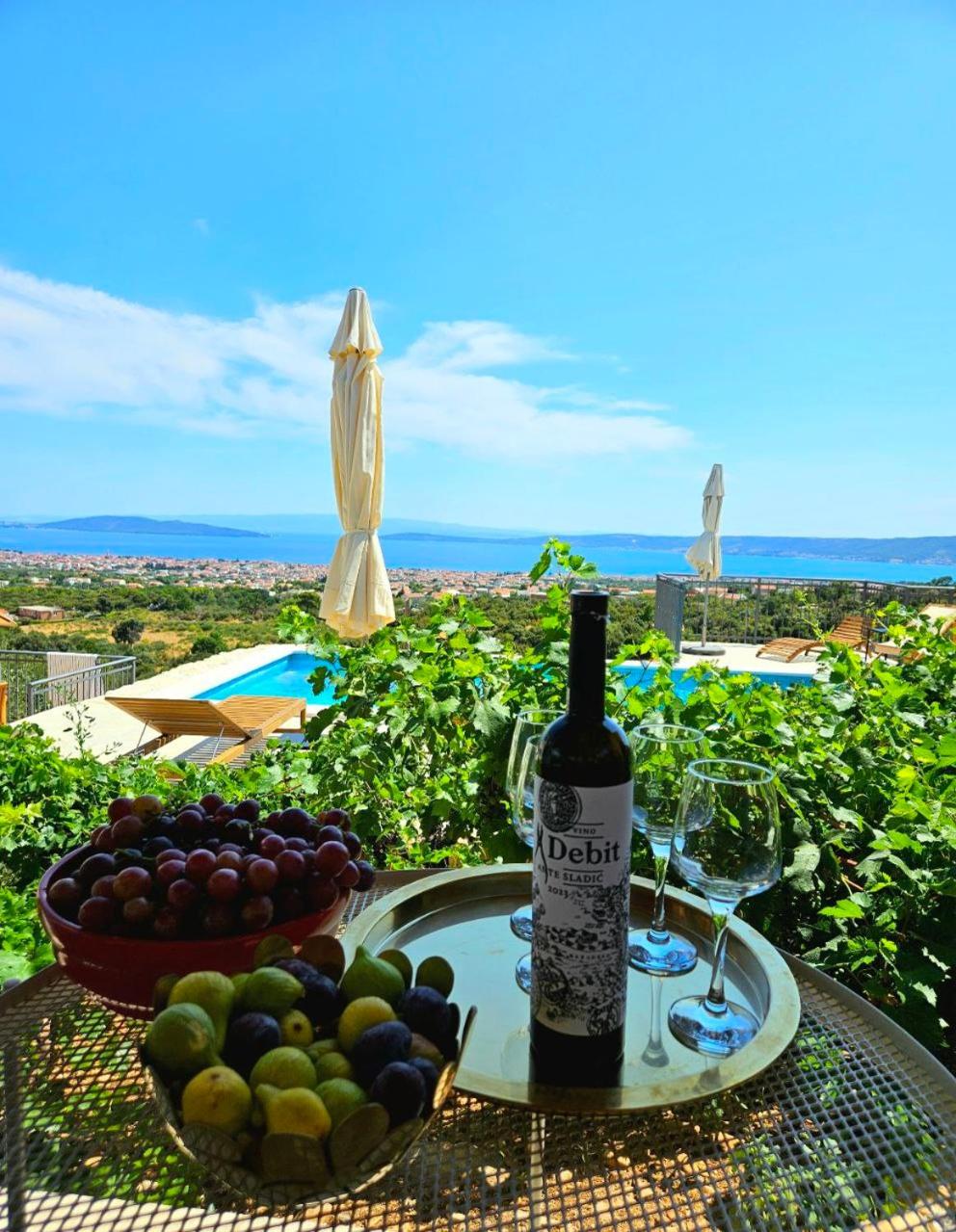 Villa Bepina, surrounded by sea, olive, vineyard view 5