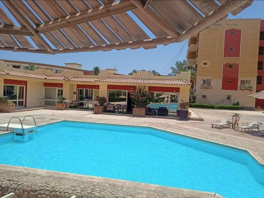 Chalet private beach and pool view