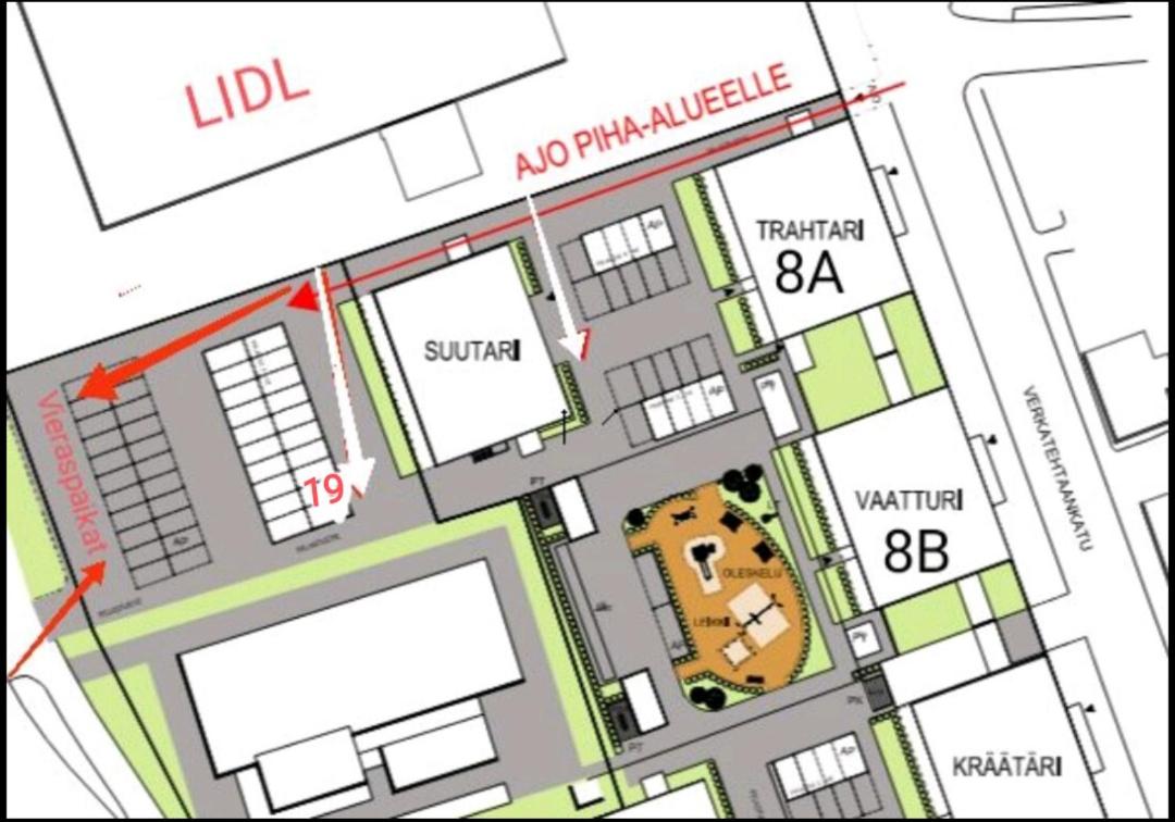 Ihana uusi huoneisto keskustassa, ilmainen autopaikka!