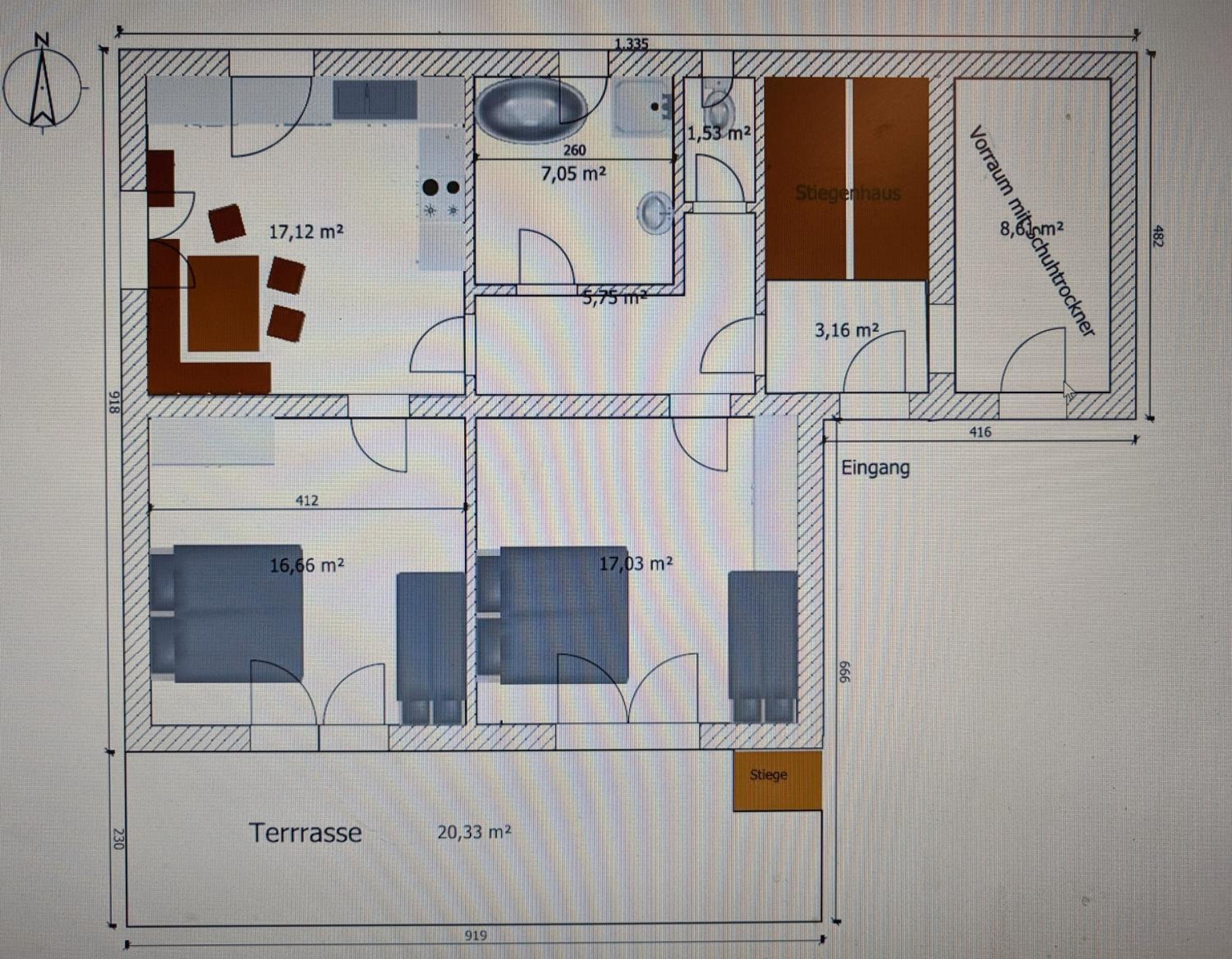 Ferienwohnung Rainer Kunterbunt