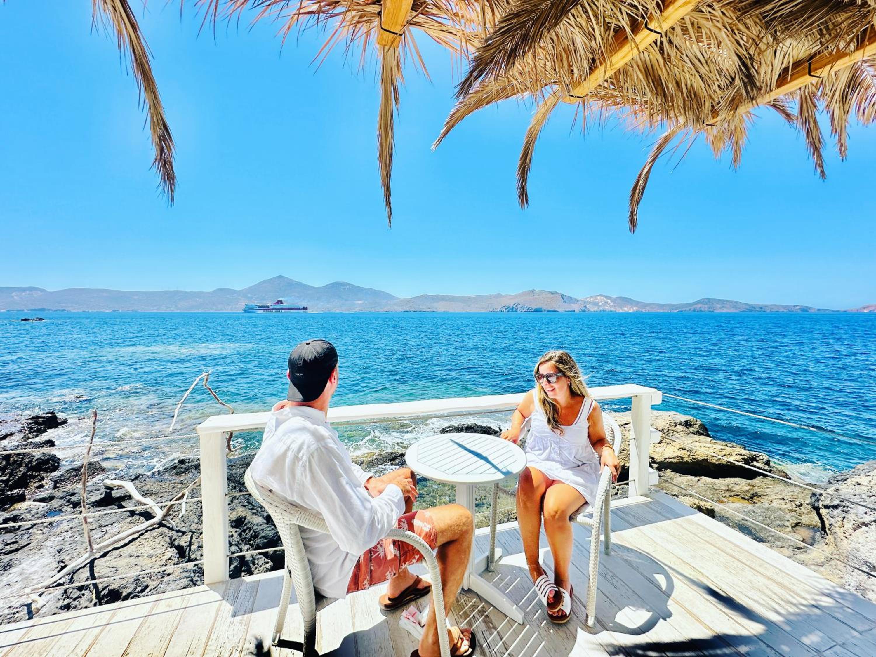 Milos Island-Cavo Paradiso TWIN SIDE SEA VIEW-STUNNING SUNSET VIEW view 3