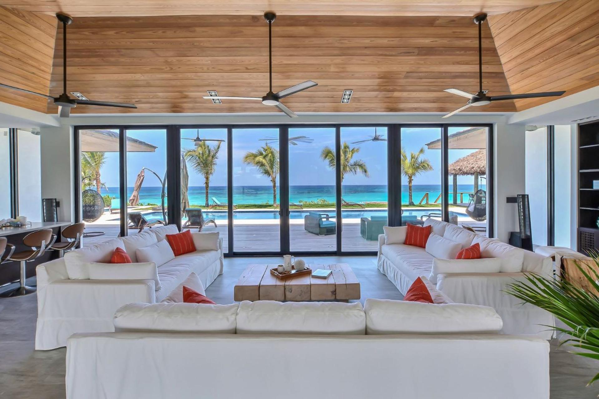 Luxurious Ocean Front Mansion in The Bahamas