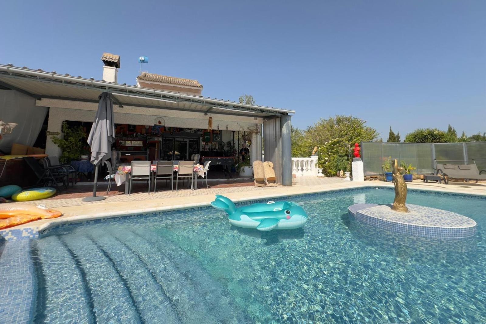 El Refujio maison independante avec vraie piscine privée au sel chauffee pas de chlore