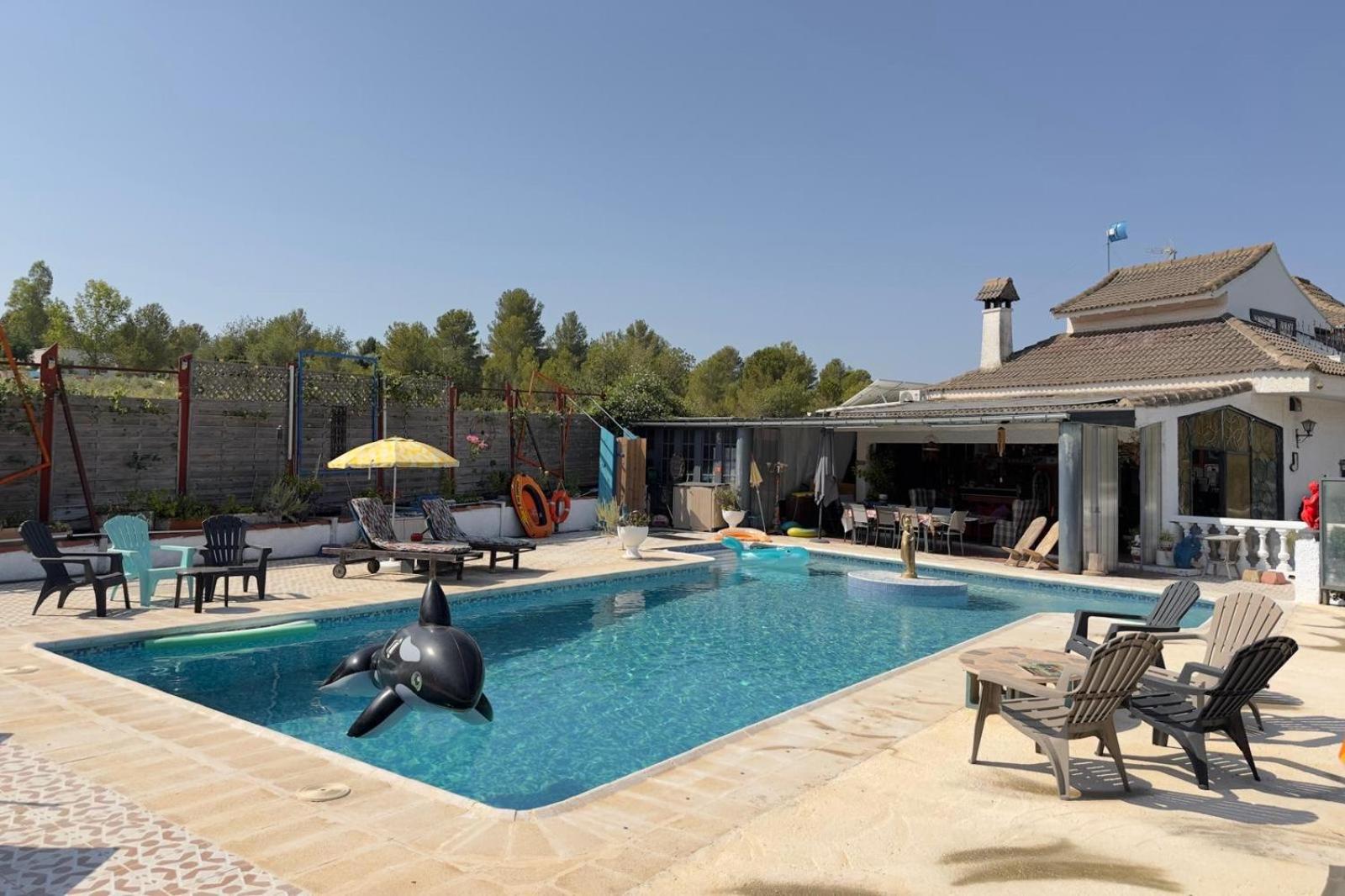 El Refujio maison independante avec vraie piscine privée au sel chauffee pas de chlore