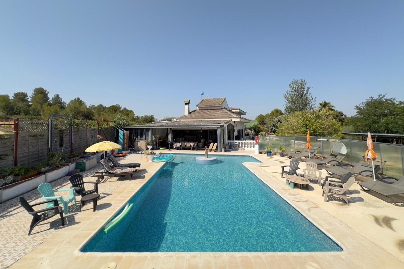 El Refujio maison independante avec vraie piscine privée au sel chauffee pas de chlore