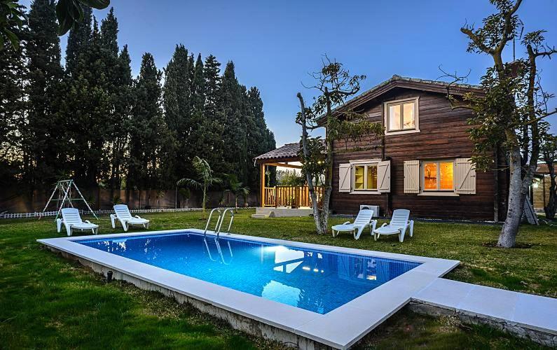 Villa casa de madera