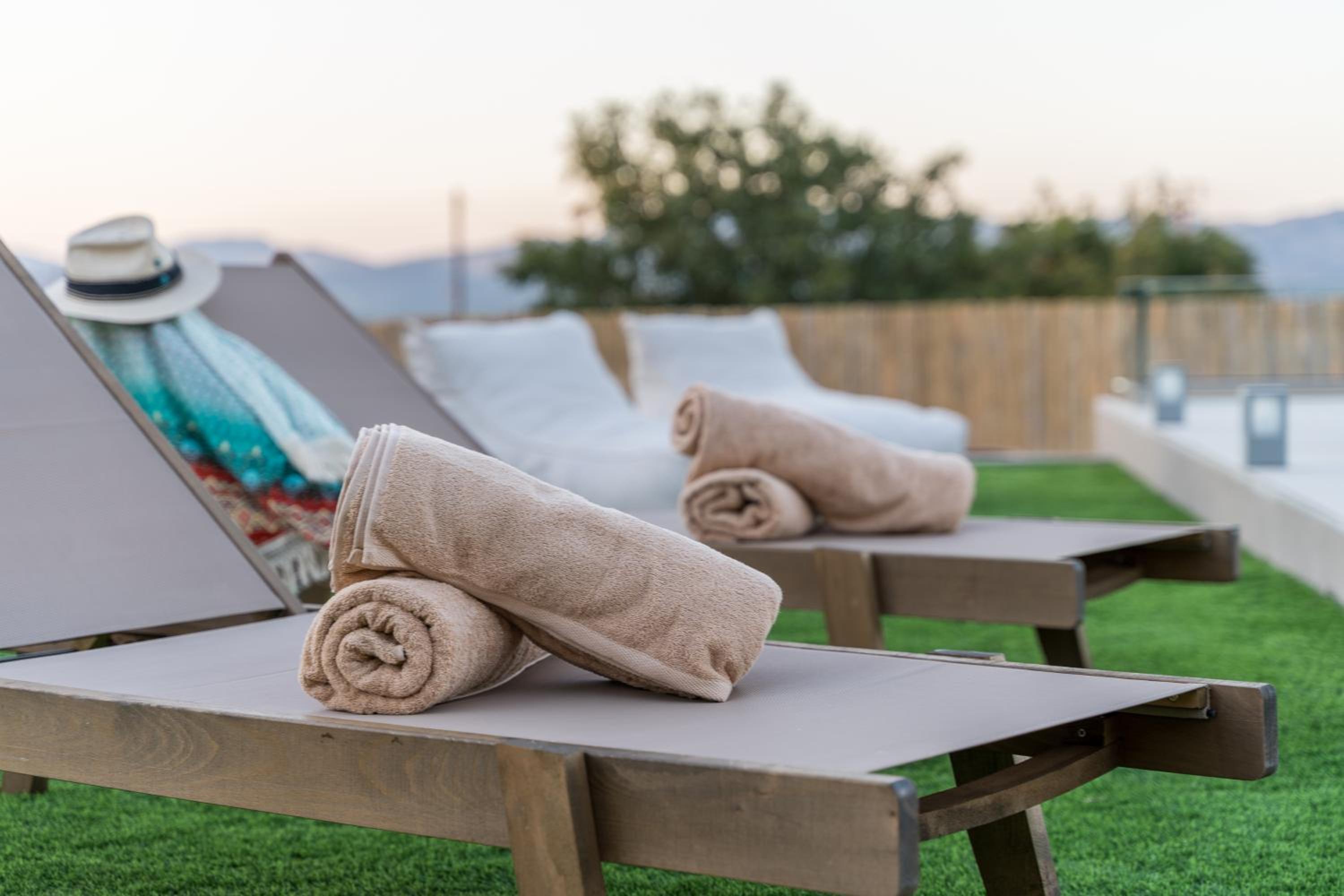 Ergini country villa with bio infinity pool & spa view 4