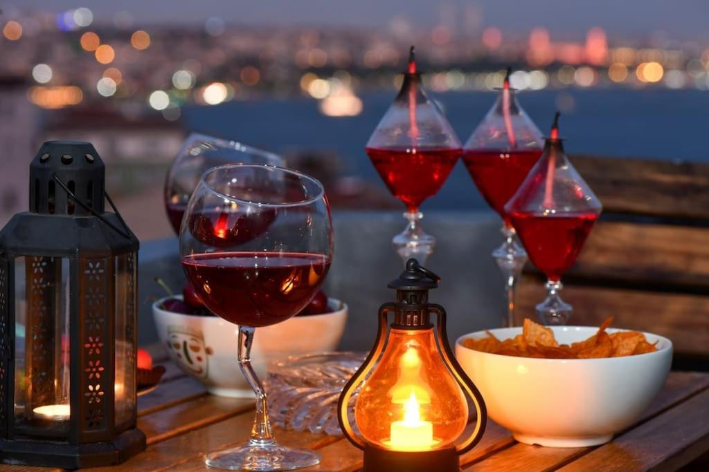 The Maiden Tower From Your Bedroom Romantic View, In Taksim Square