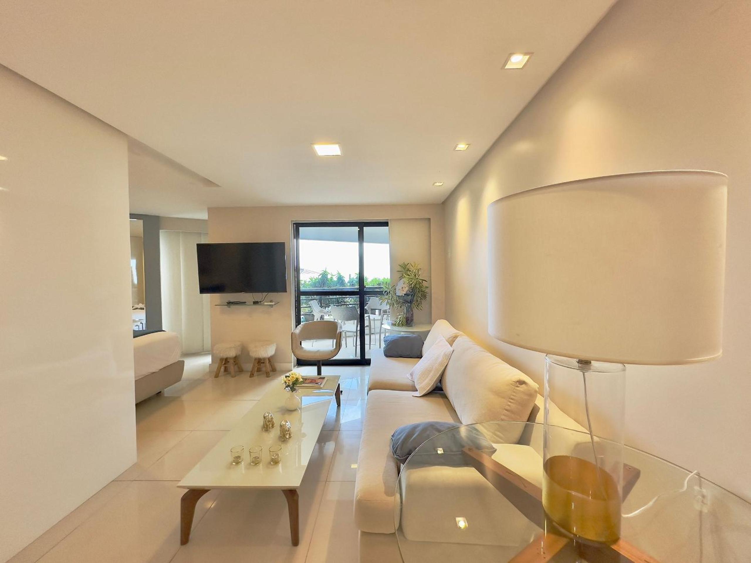 Apart-Hotel Iate Plaza, vista completa da Orla de Fortaleza