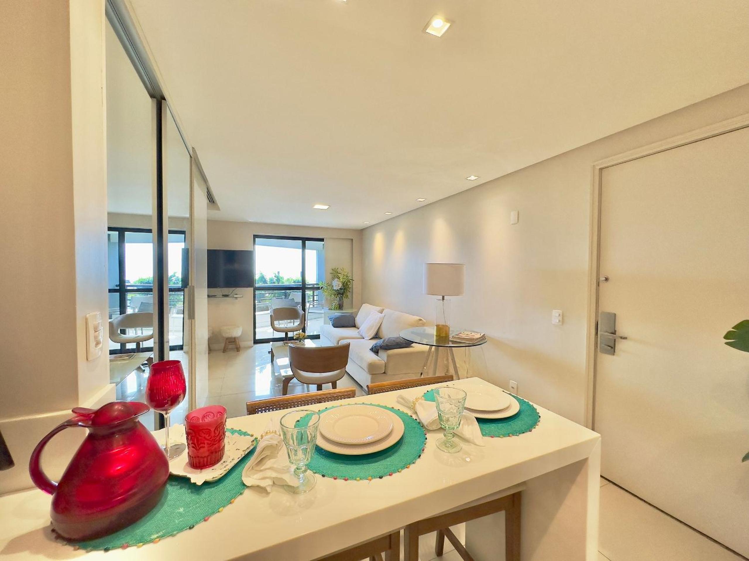 Apart-Hotel Iate Plaza, vista completa da Orla de Fortaleza