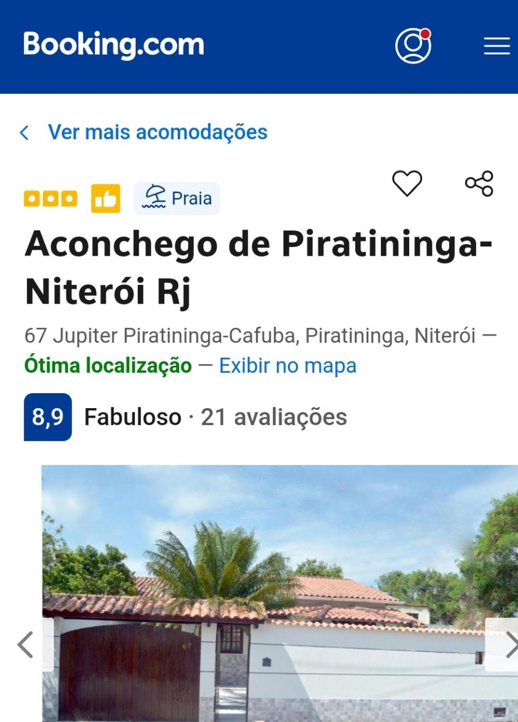 Aconchego de Piratininga-Niterói Rj
