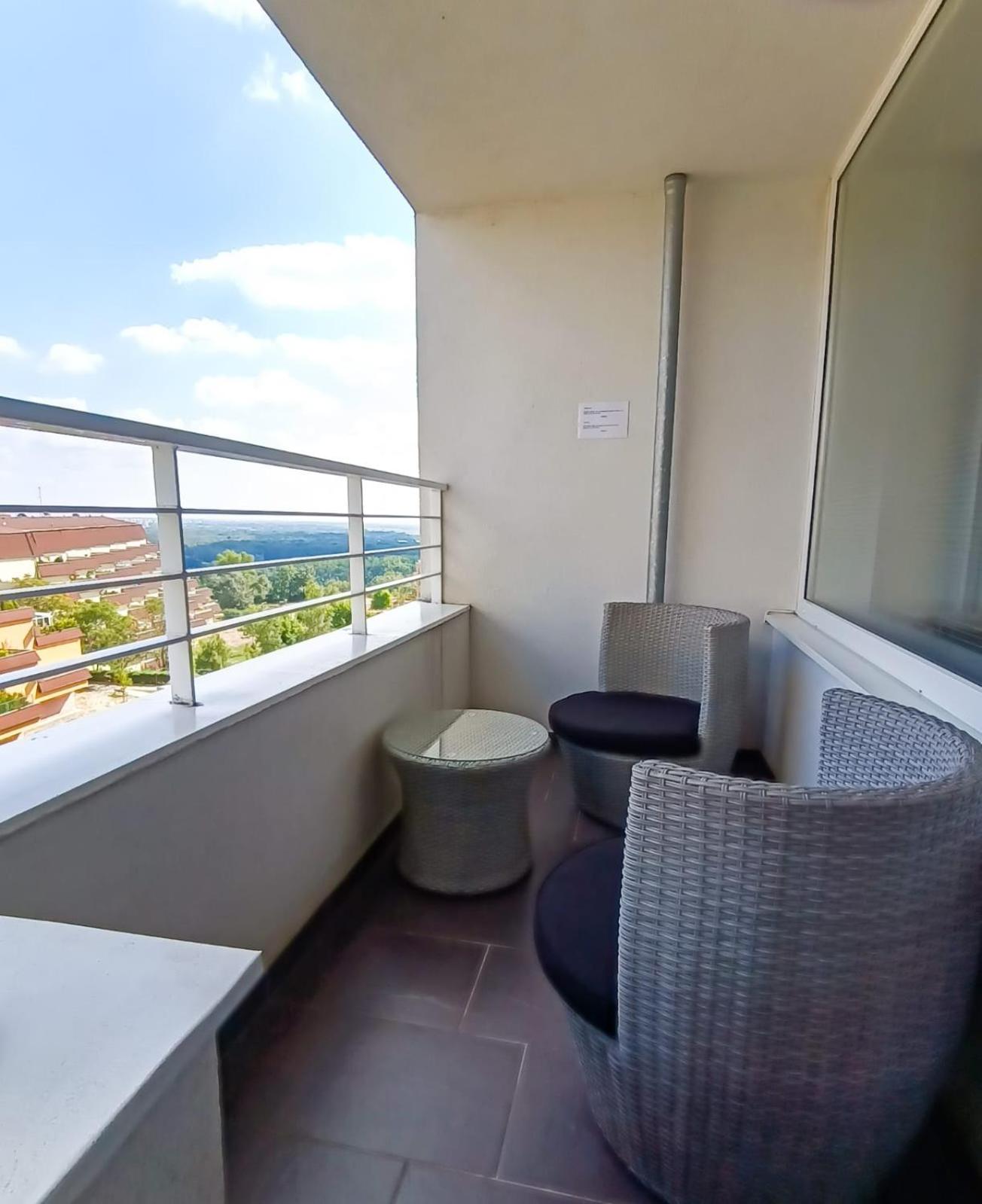 Modern flat, balcony, garage view 5