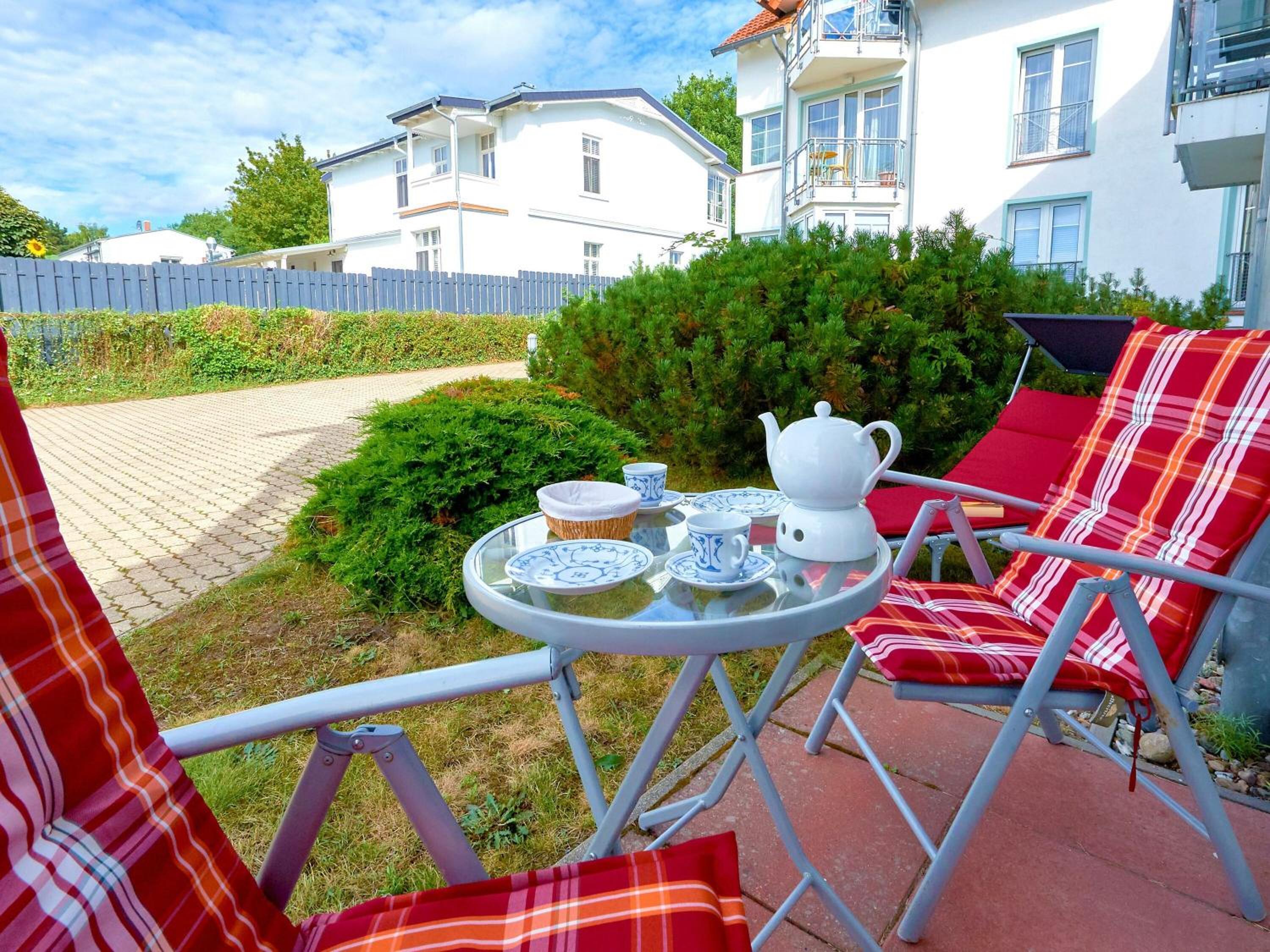 Haus Granitzblick in Sellin - WG06 mit kleiner Terrasse