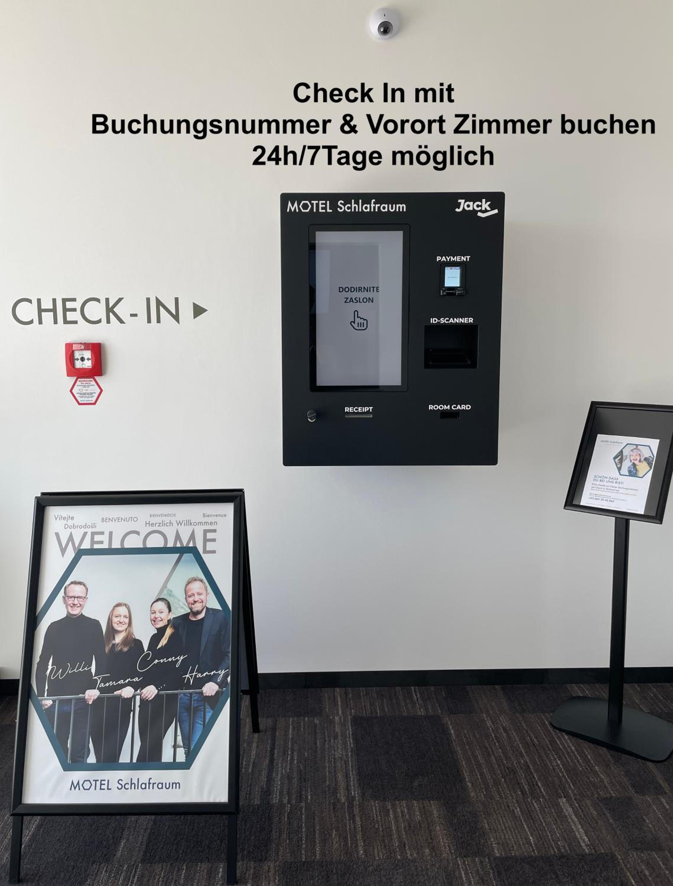 Motel Schlafraum Weng-Dein smartes Hotel-contactless check-In