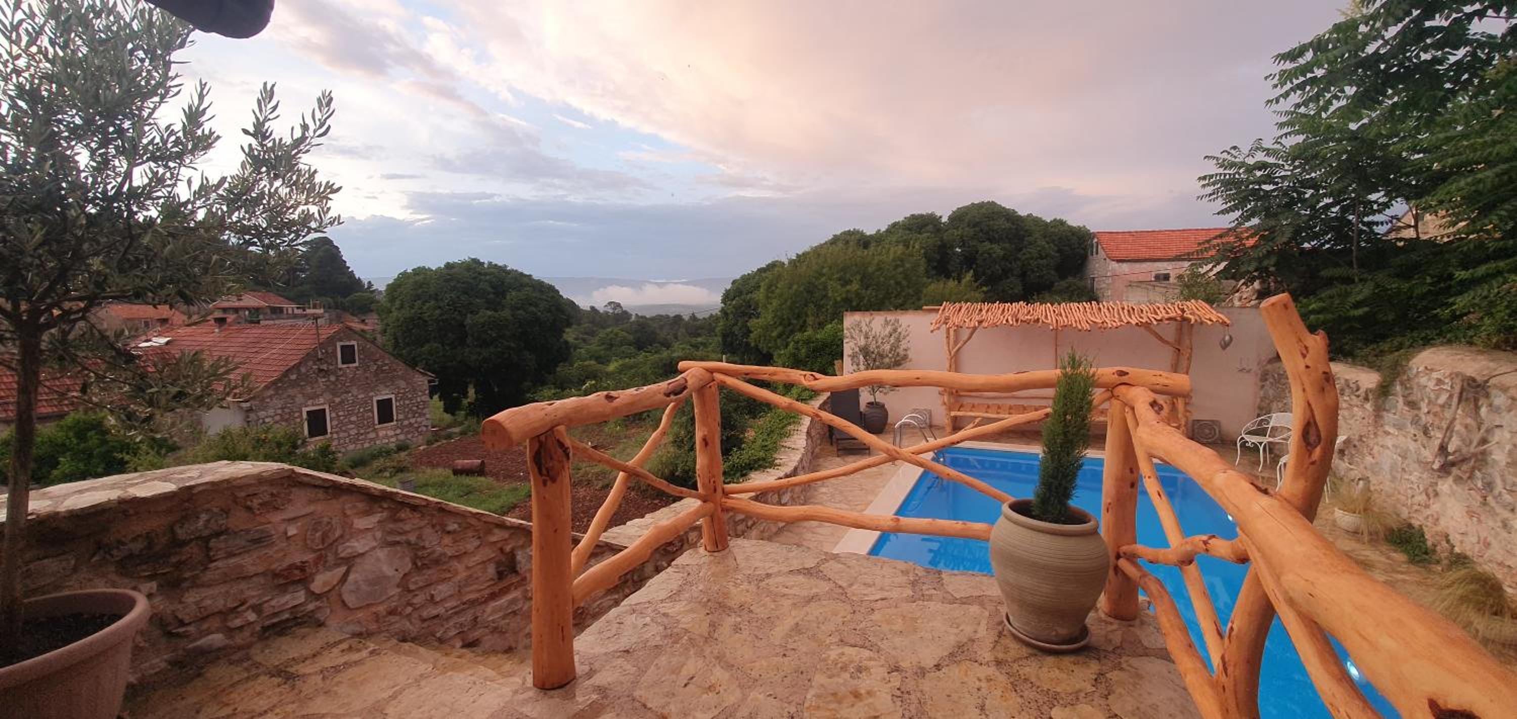 Hvar Stone Villa with pool