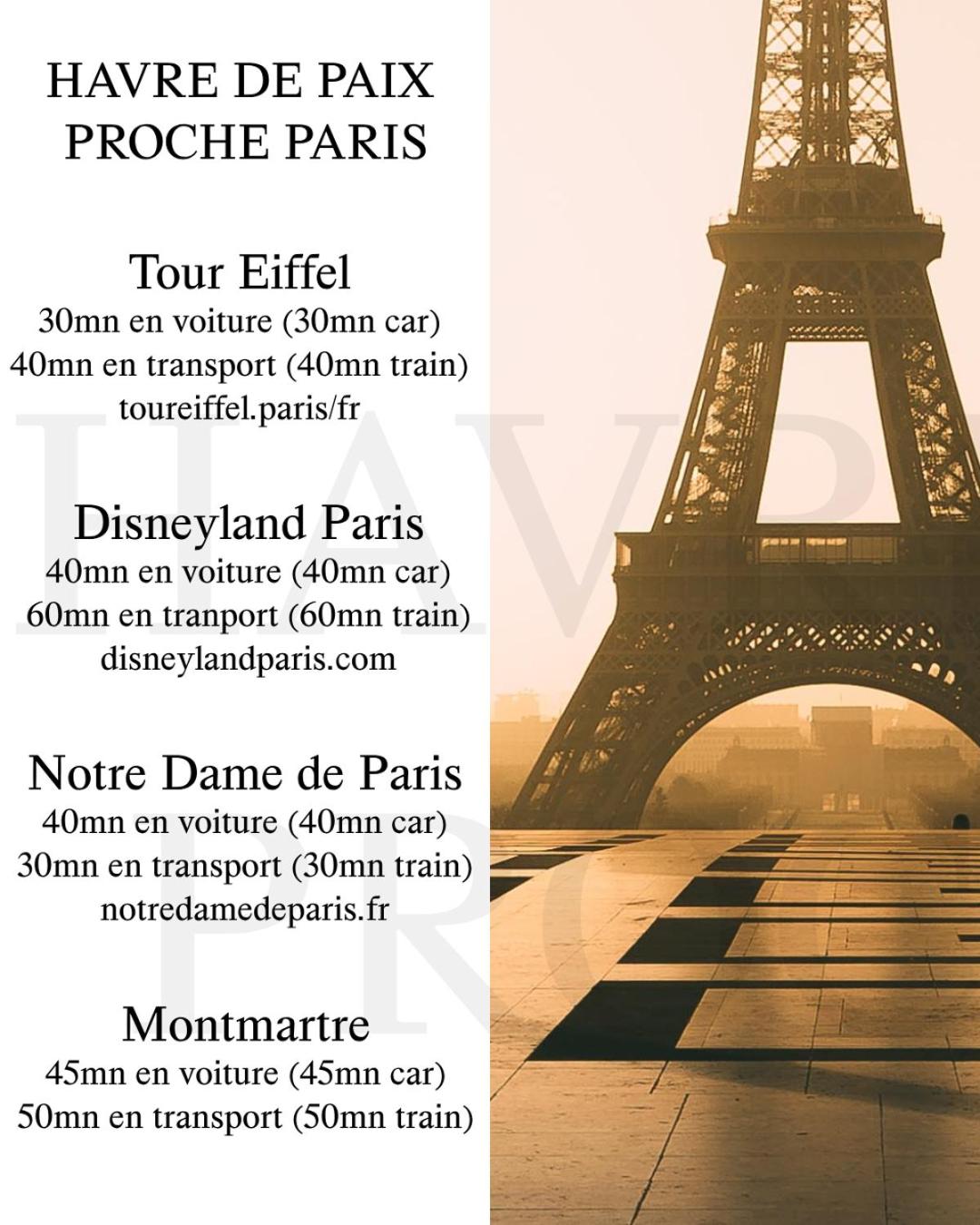 Havre de paix proche paris