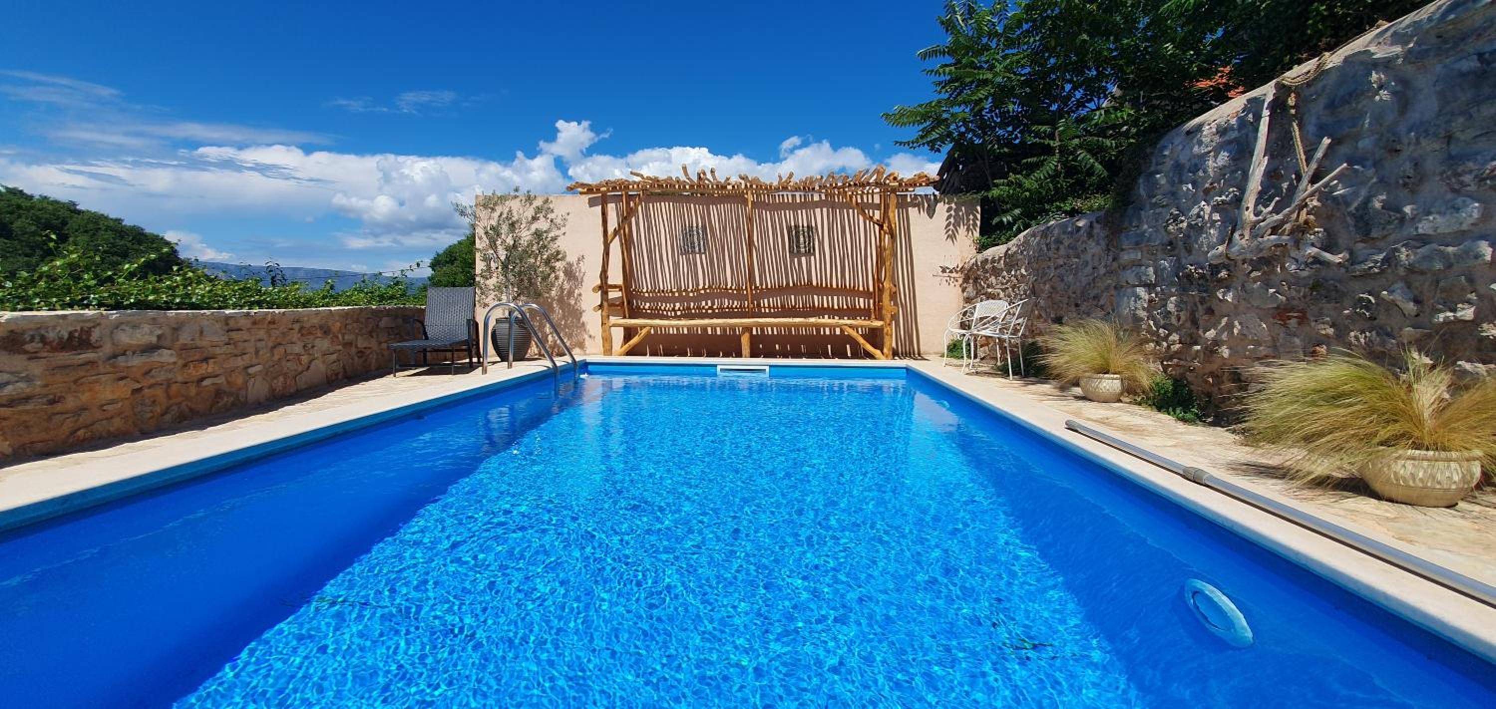 Hvar Stone Villa with pool