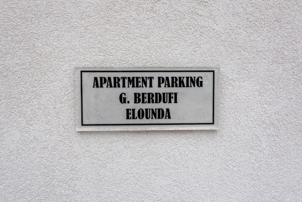 G Berdufi 2 bd with parking in Eloúnda