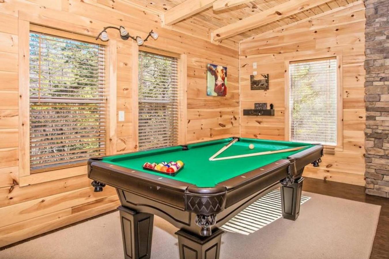 Smoky Mountain Cabin with Hot Tub, Theater & Pool view 5