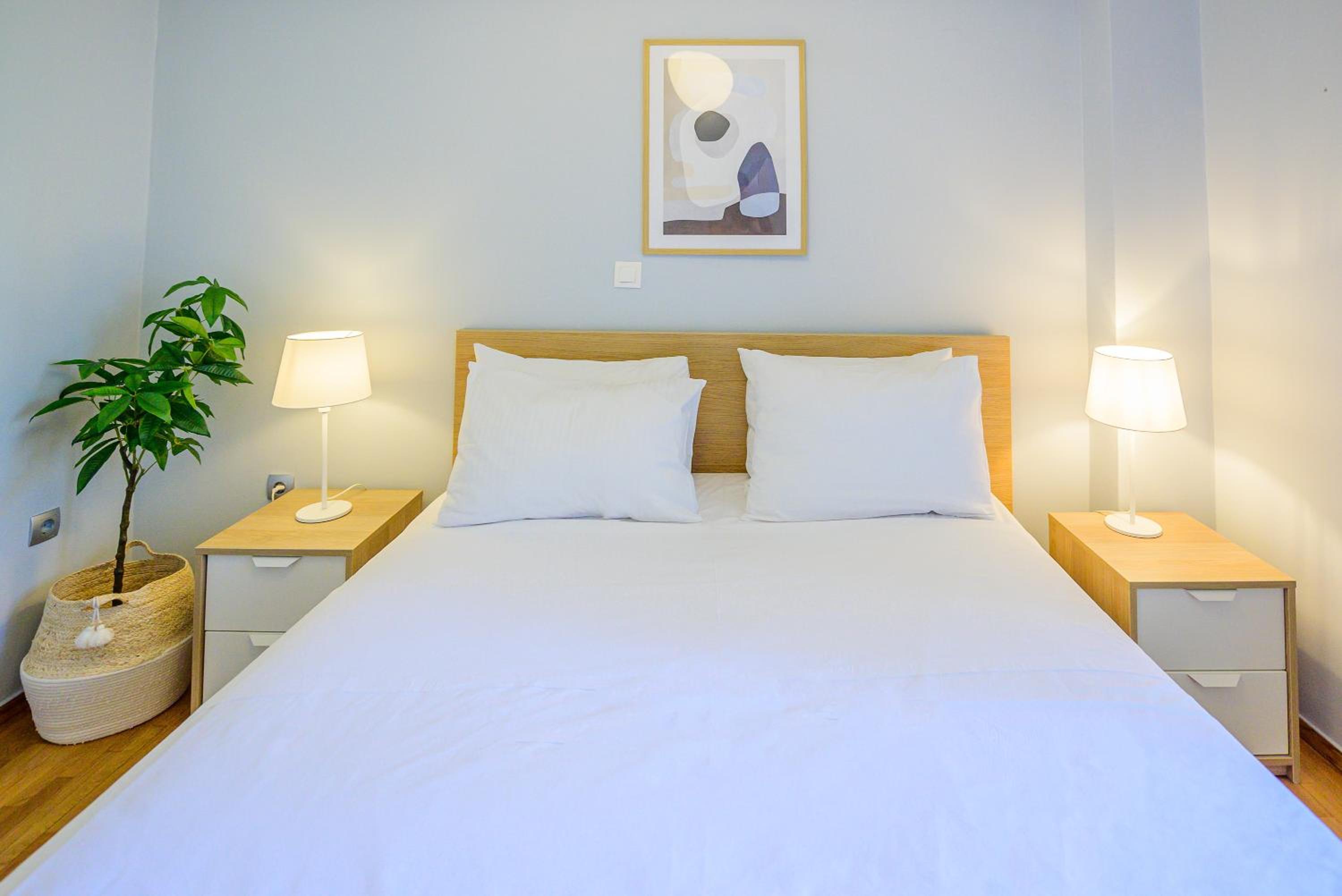 Stylish Peaceful 2 BR Retreat Next to Acropolis & Metro