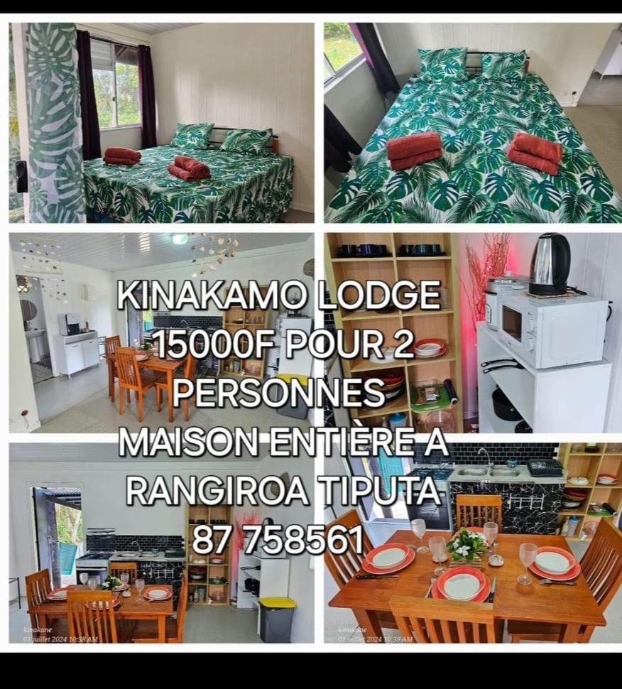 Kinakamo Lodge et Activités Rangiroa