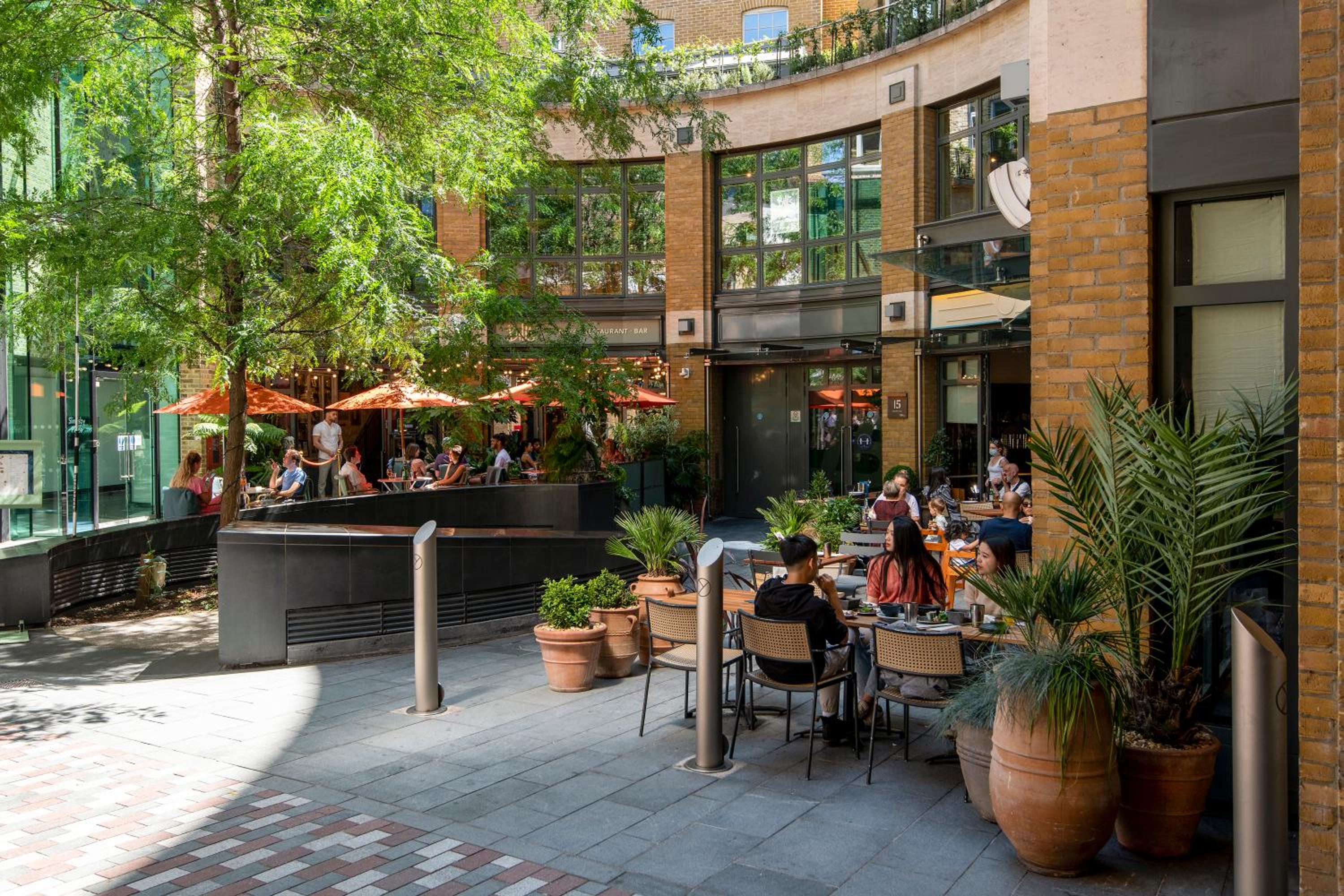 outdoor bbq area